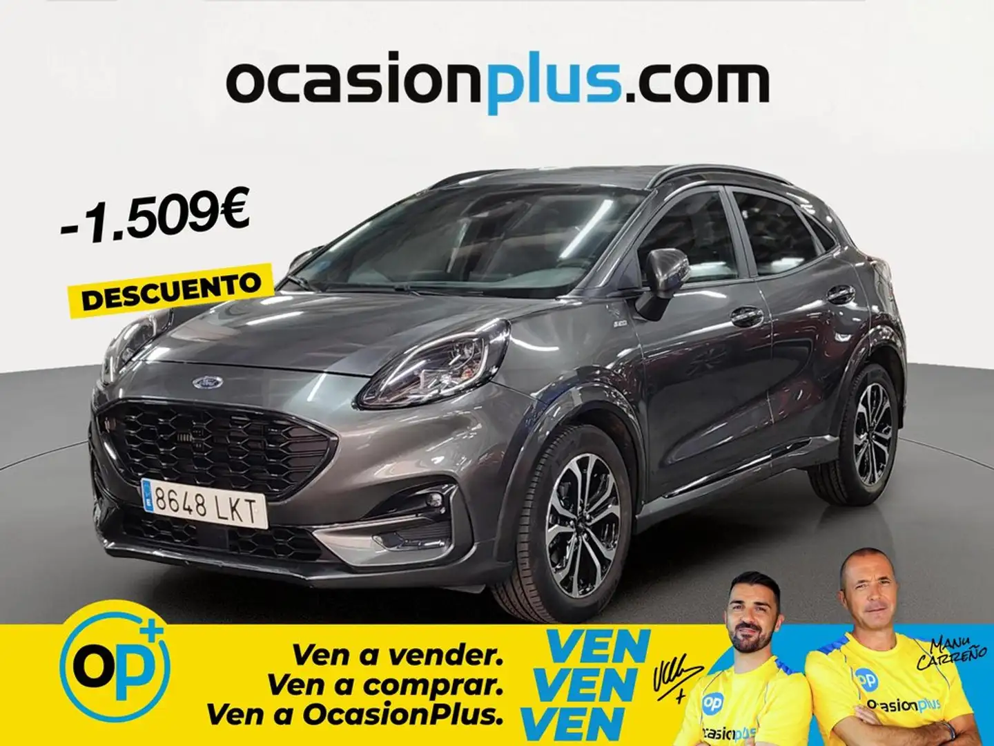 Ford Puma 1.0 EcoBoost MHEV ST-Line 125 Gris - 1