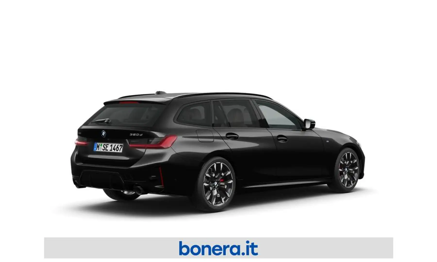 BMW 320 d Touring mhev 48V xdrive MSport Pro auto Nero - 2