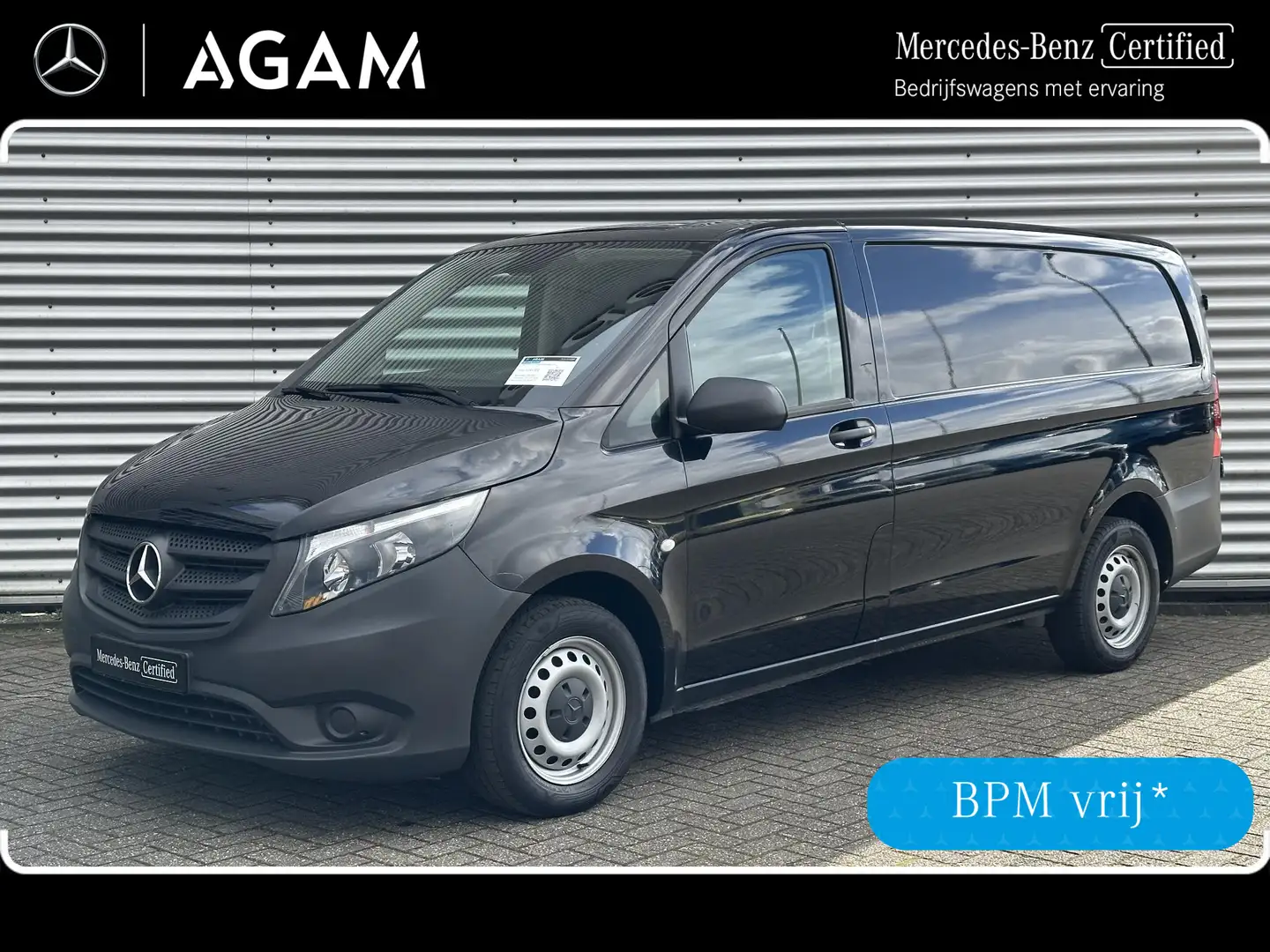 Mercedes-Benz Vito 114 CDI Automaat Airco Navigatie  Apple Carplay- Zwart - 1