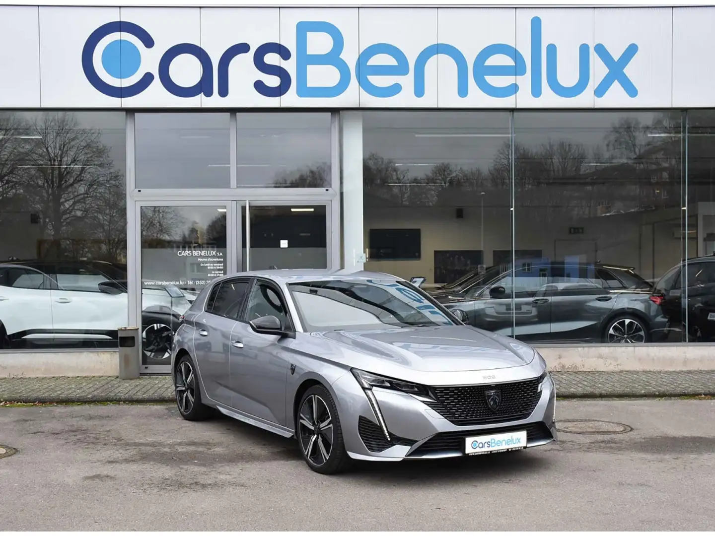 Peugeot 308 1.2 PureTech GT EAT8 REGUL LANE GPS CAM 1° MAIN Silber - 1