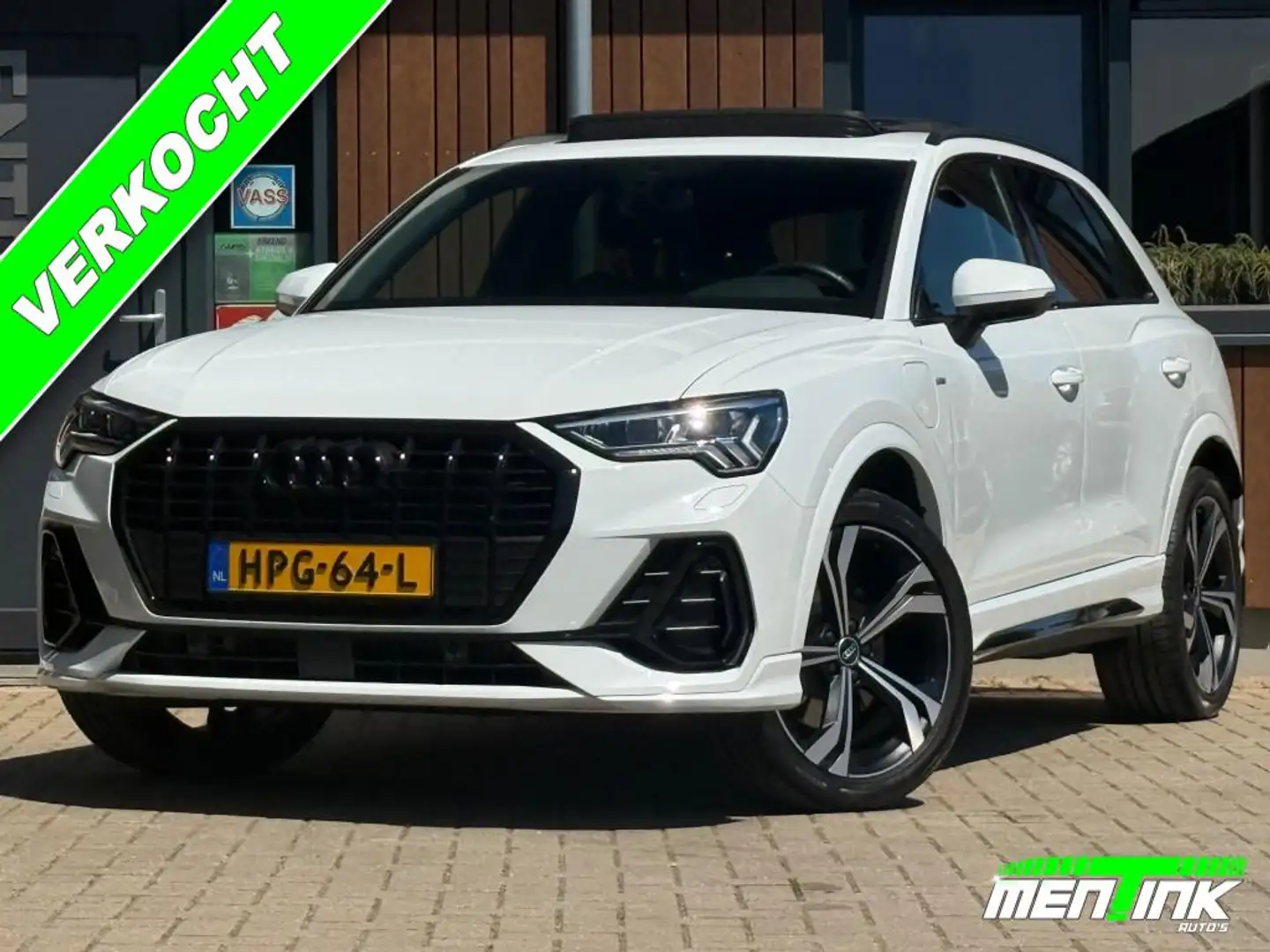 Audi Q3 45 TFSI E S-Line Pano ACC Sonos Stoelverw. Led Bli Wit - 1
