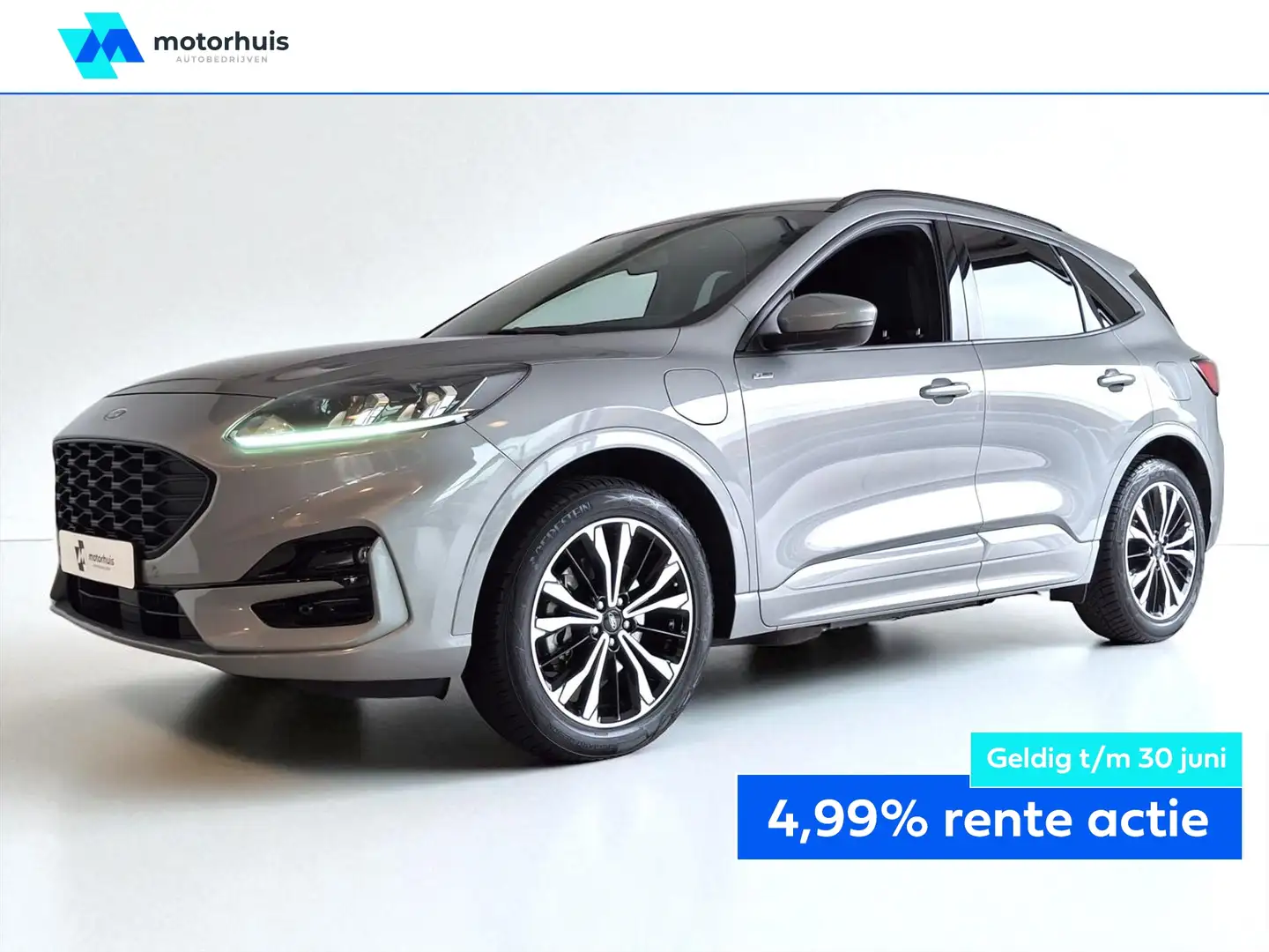 Ford Kuga 2.5 PHEV e-CVT 225pk ST-Line AUTOMAAT NAVI CAMERA Grijs - 1