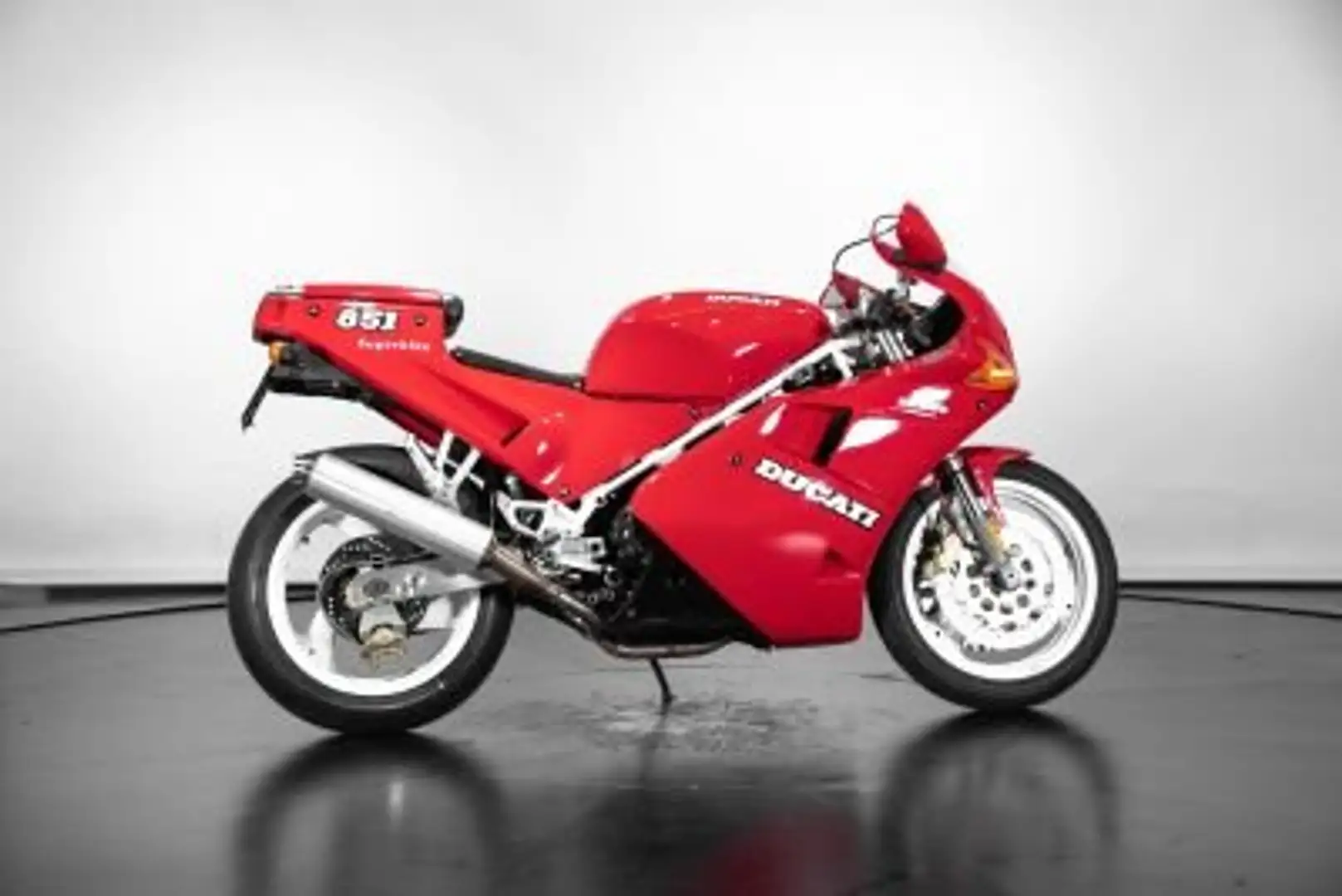 Ducati 851 "MAX TEMPORALI" Rouge - 2