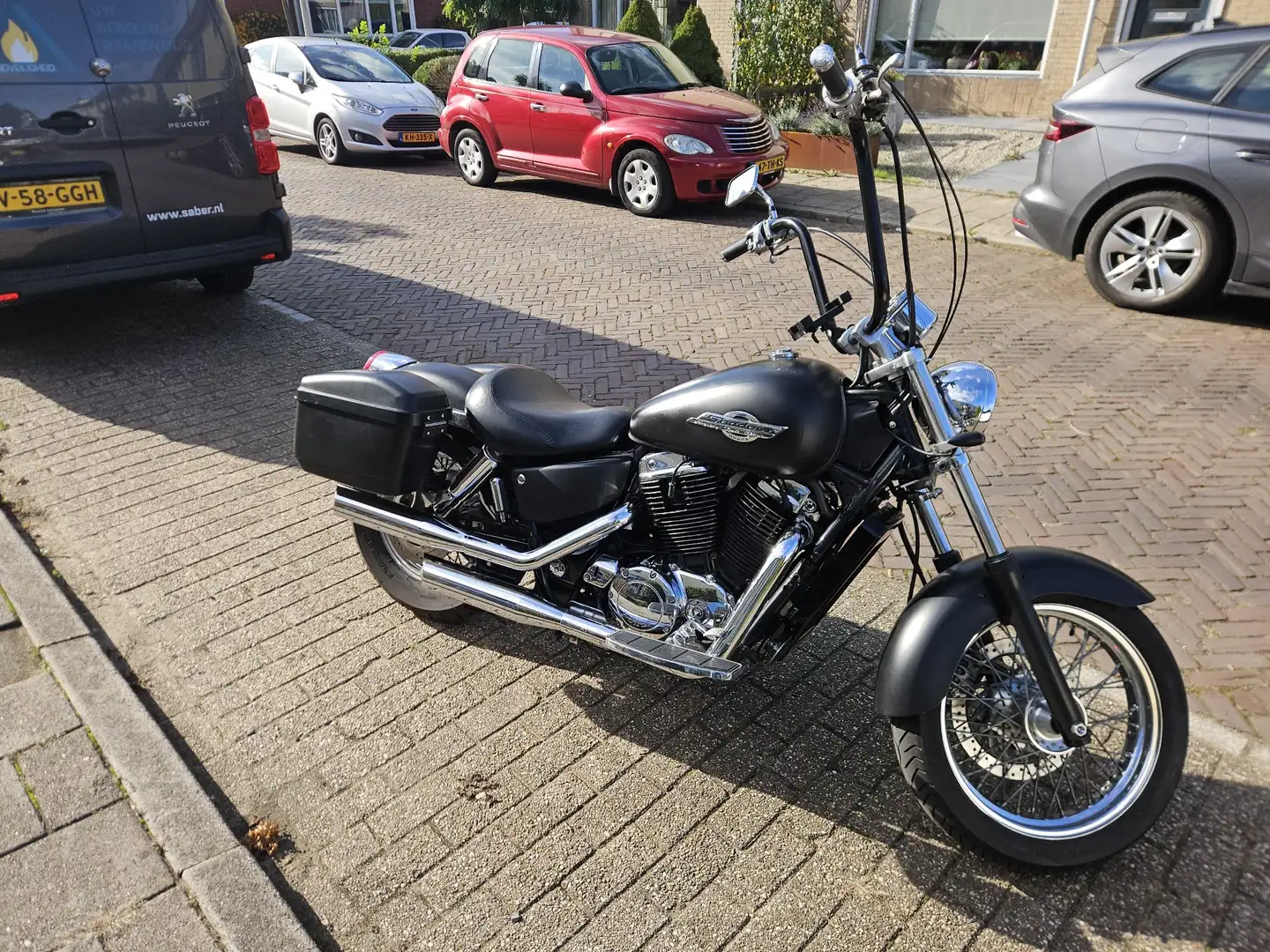 Honda VT 1100 C2 Shadow chopper Zwart - 1