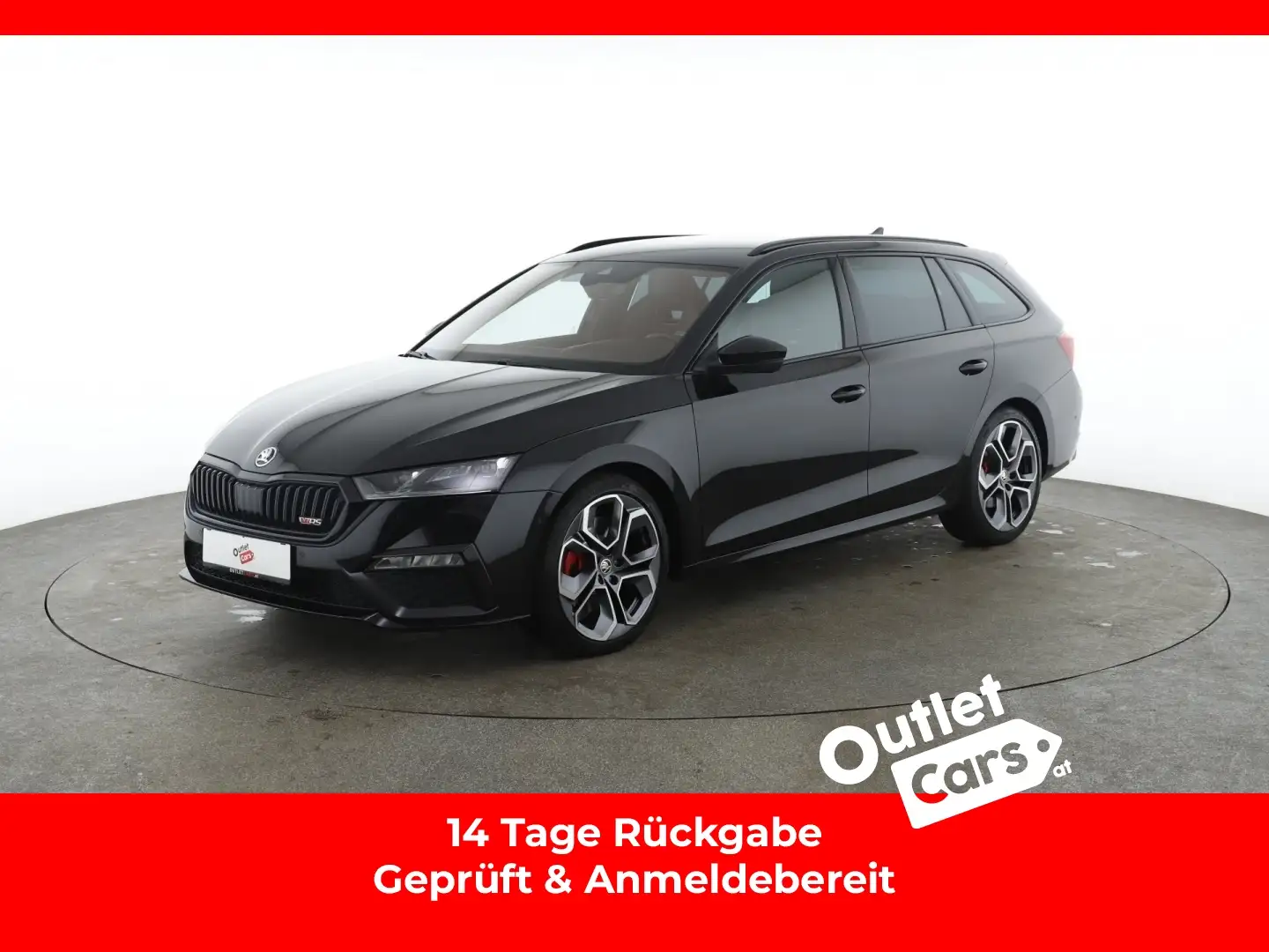 Skoda Octavia Combi 2.0 RS MATRIX+AHK+LED+NAVI+RFK Schwarz - 1
