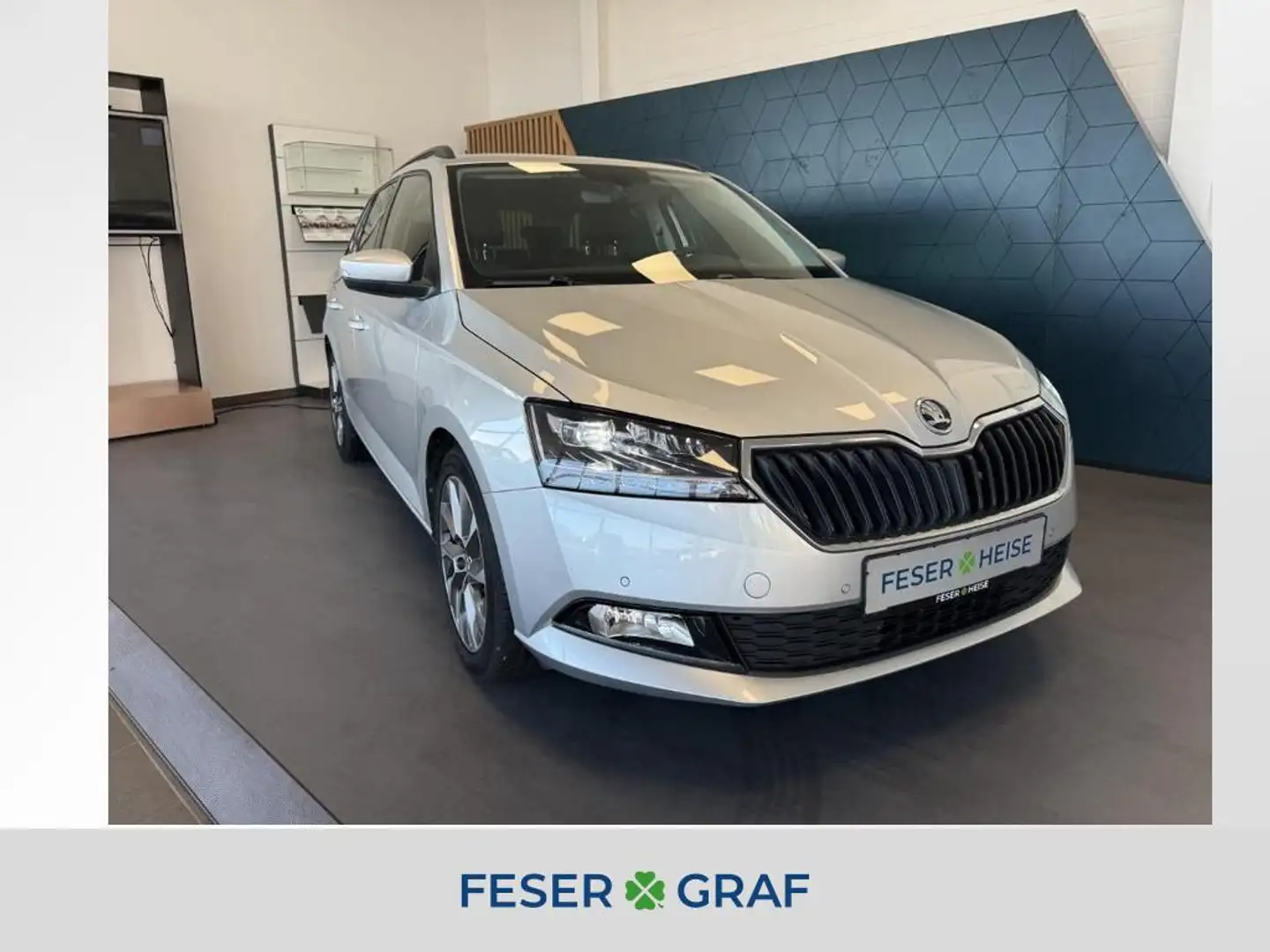 Skoda Fabia Combi 1.0 TSI Best of Kessy*Navi*LED*SHZ*App*DAB+* Silber - 1