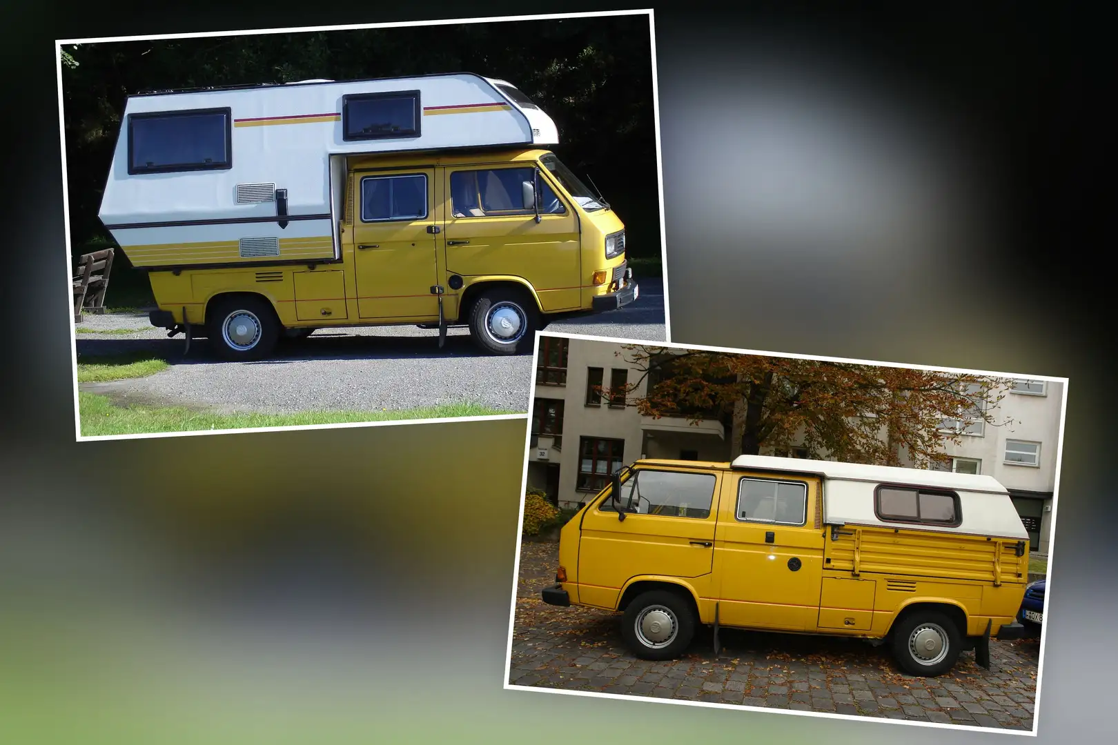 Caravans-Wohnm Westfalia T3 mit Wechselkabine Gelb - 1