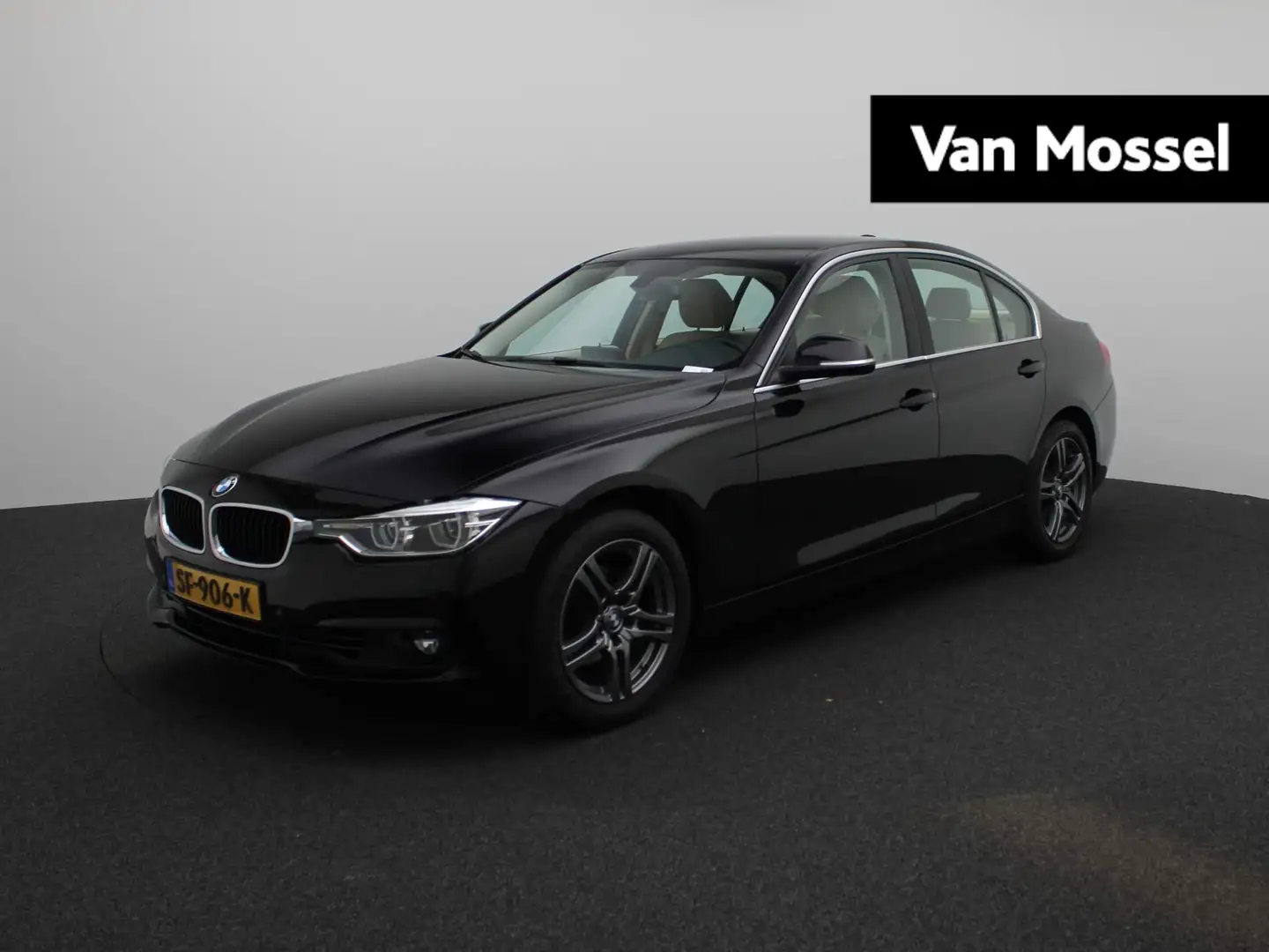BMW 318 3-serie 318i High Executive | LEDER | NAVIGATIE | Zwart - 1