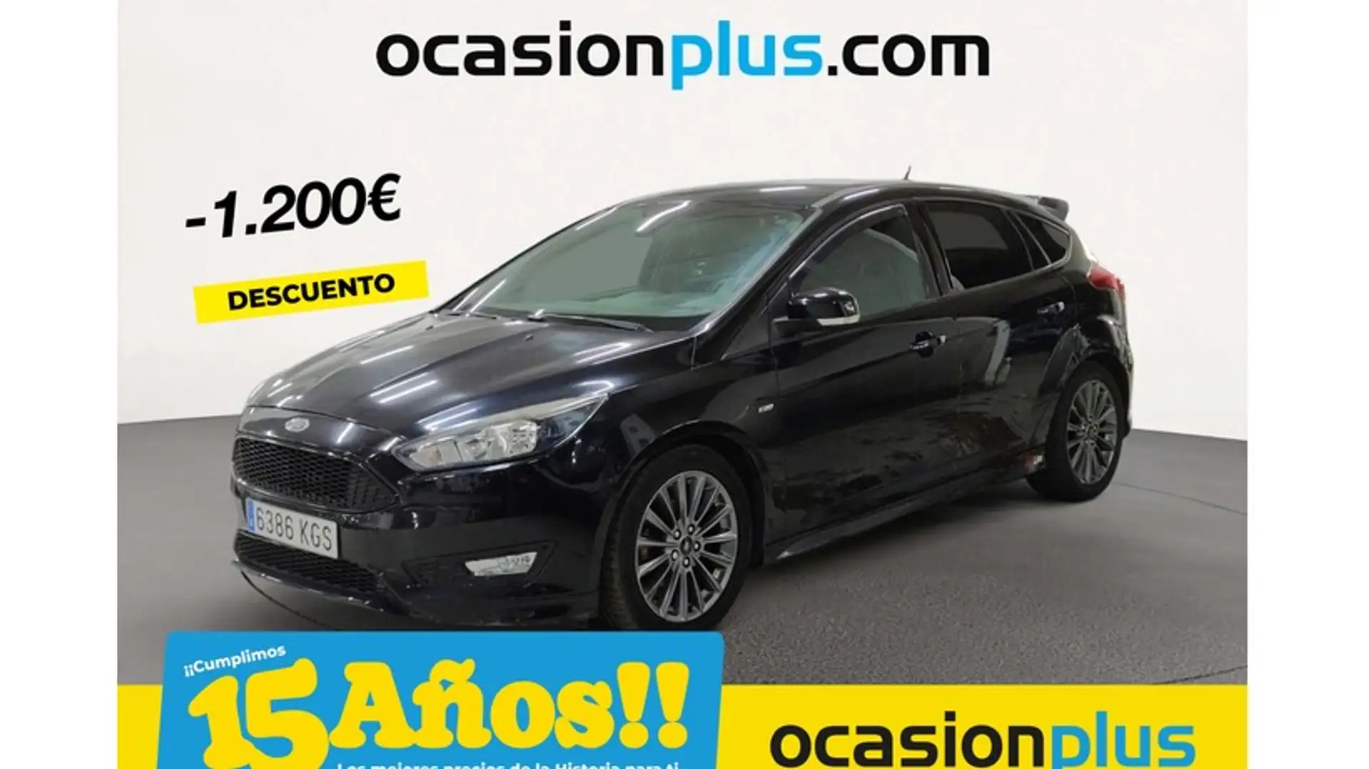 Ford Focus 1.0 Ecoboost Auto-S&S ST-Line 125 Negro - 1