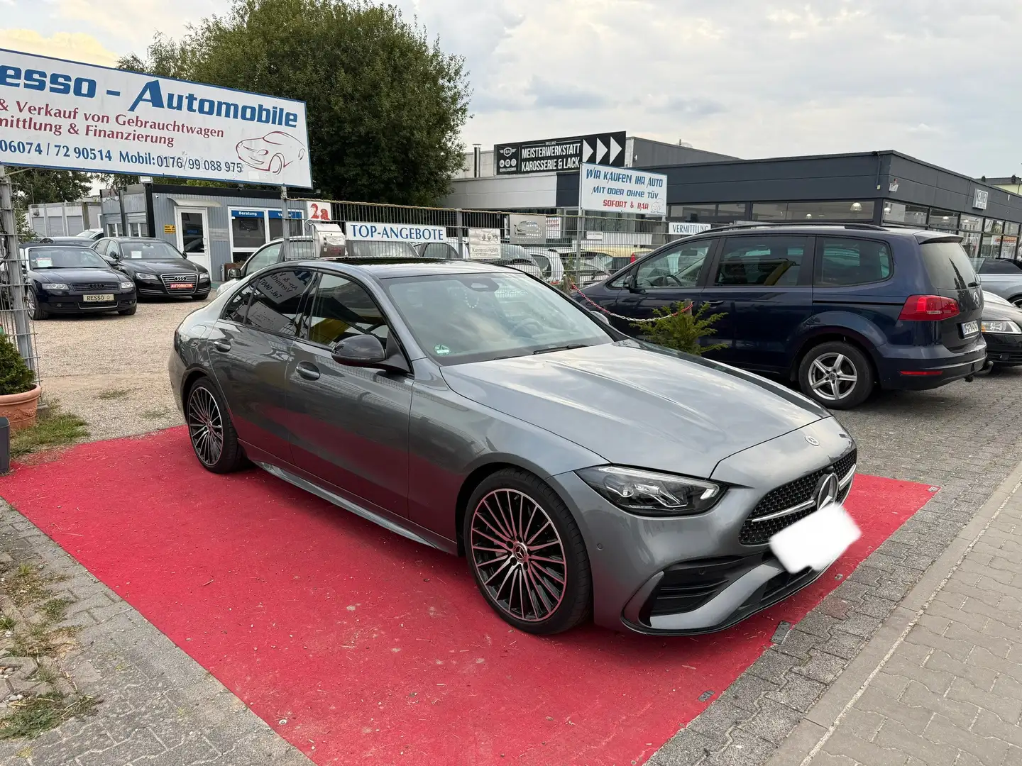 Mercedes-Benz C 300 C 300 *AMG*1-HAND*PANORAMA*NAVI*MWST*FESTPREIS* Gris - 2