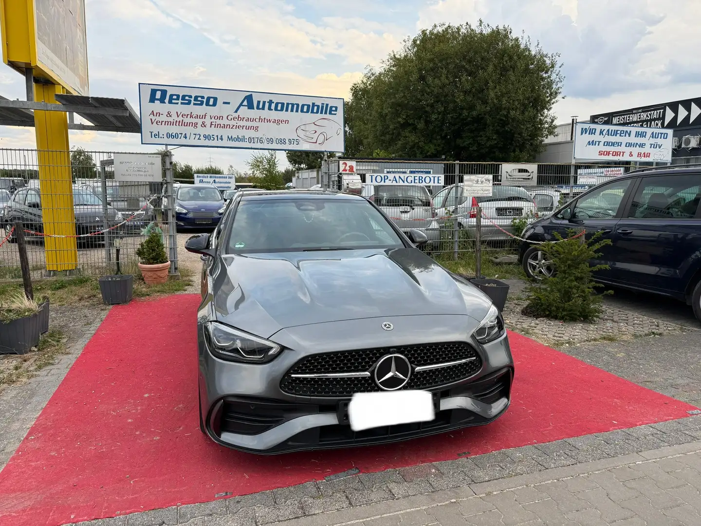 Mercedes-Benz C 300 C 300 *AMG*1-HAND*PANORAMA*NAVI*MWST*FESTPREIS* Gris - 1