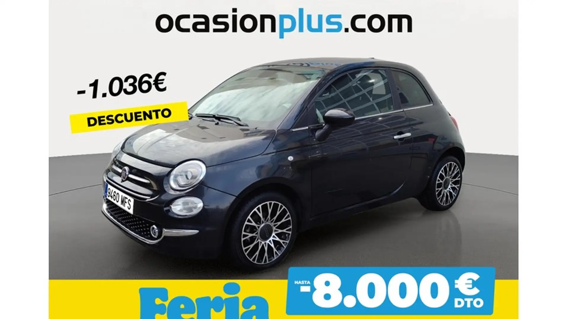 Fiat 500 1.0 Hybrid Dolcevita 52kW Noir - 1