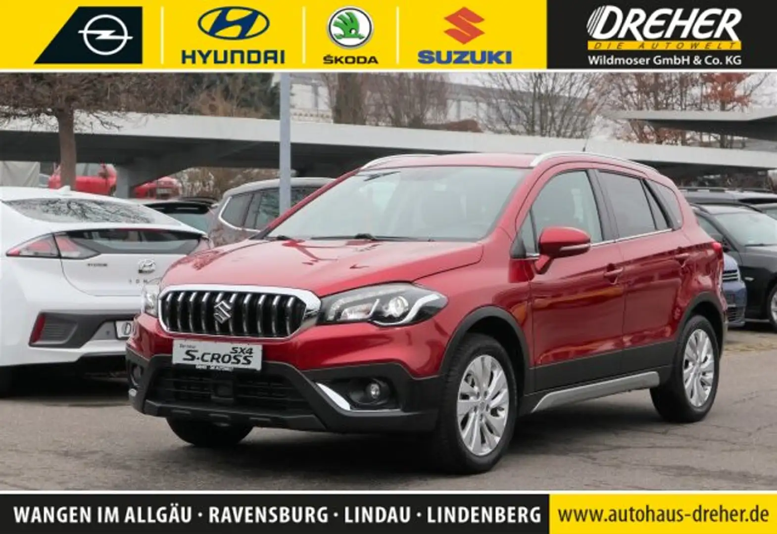 Suzuki SX4 S-Cross S-Cross COMFORT KLIMA/RÜ-KAM/LED/Sitzheiz/uvm NSW crvena - 1