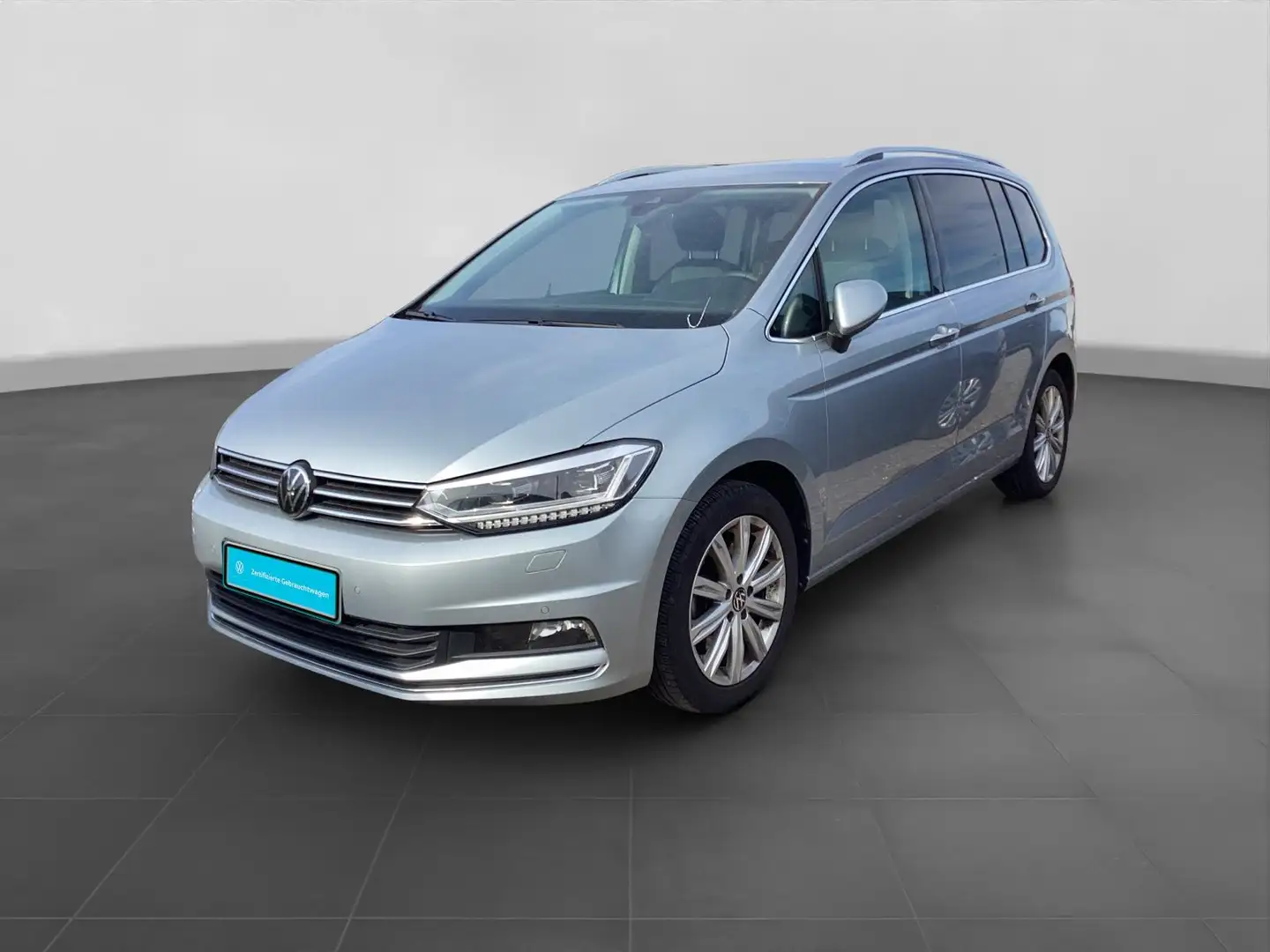 Volkswagen Touran 2.0 TDI DSG HIGHLINE 7-SITZE NAVI AHK KAM Silber - 2