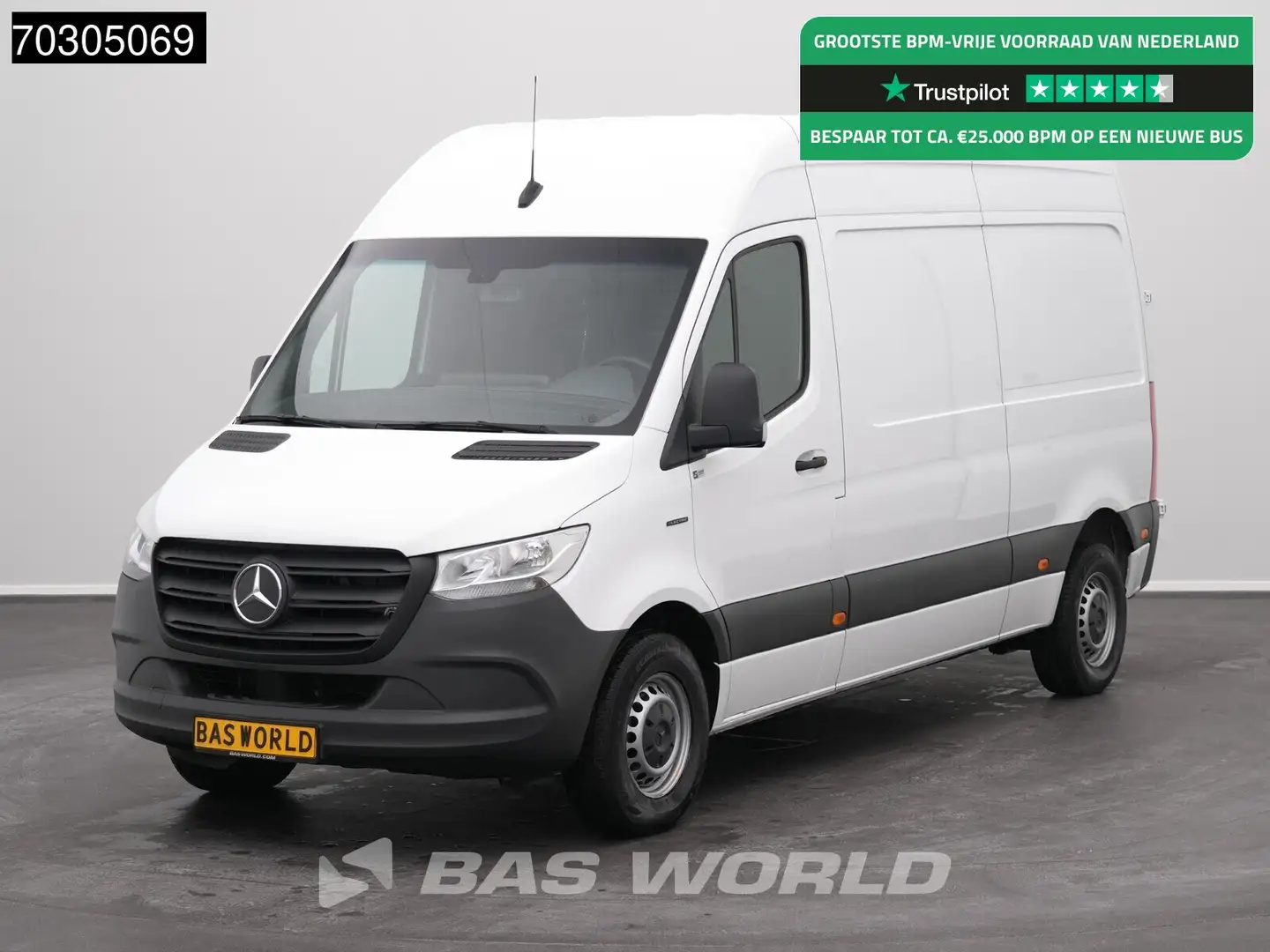 Mercedes-Benz eSprinter 312 L2H2 100% Elektrisch 55kWh 168km WLT Blanc - 1
