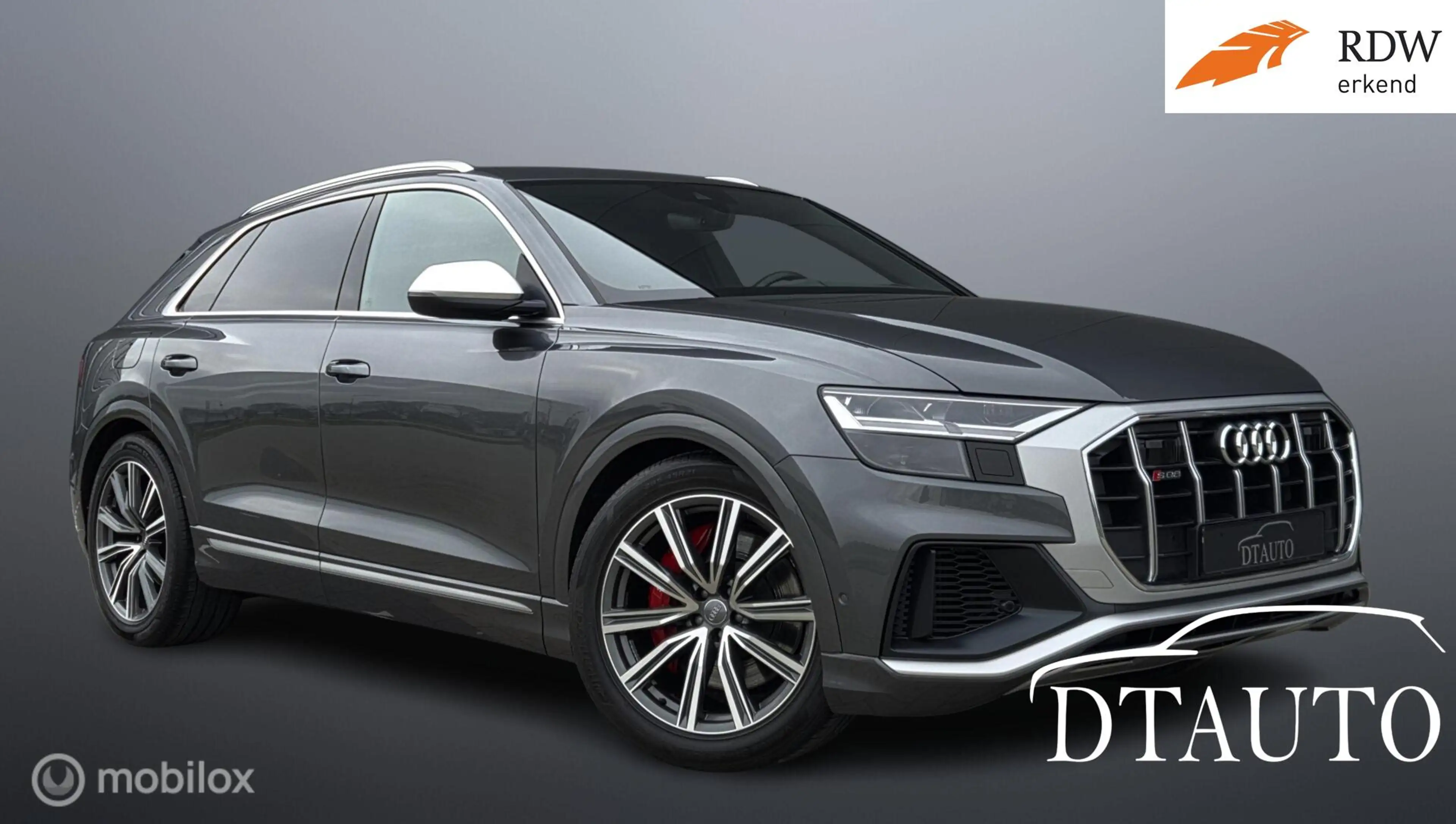 Audi SQ8 4.0 TDI V8 S-Line Grijs Kenteken Pano B&O Vol Opti