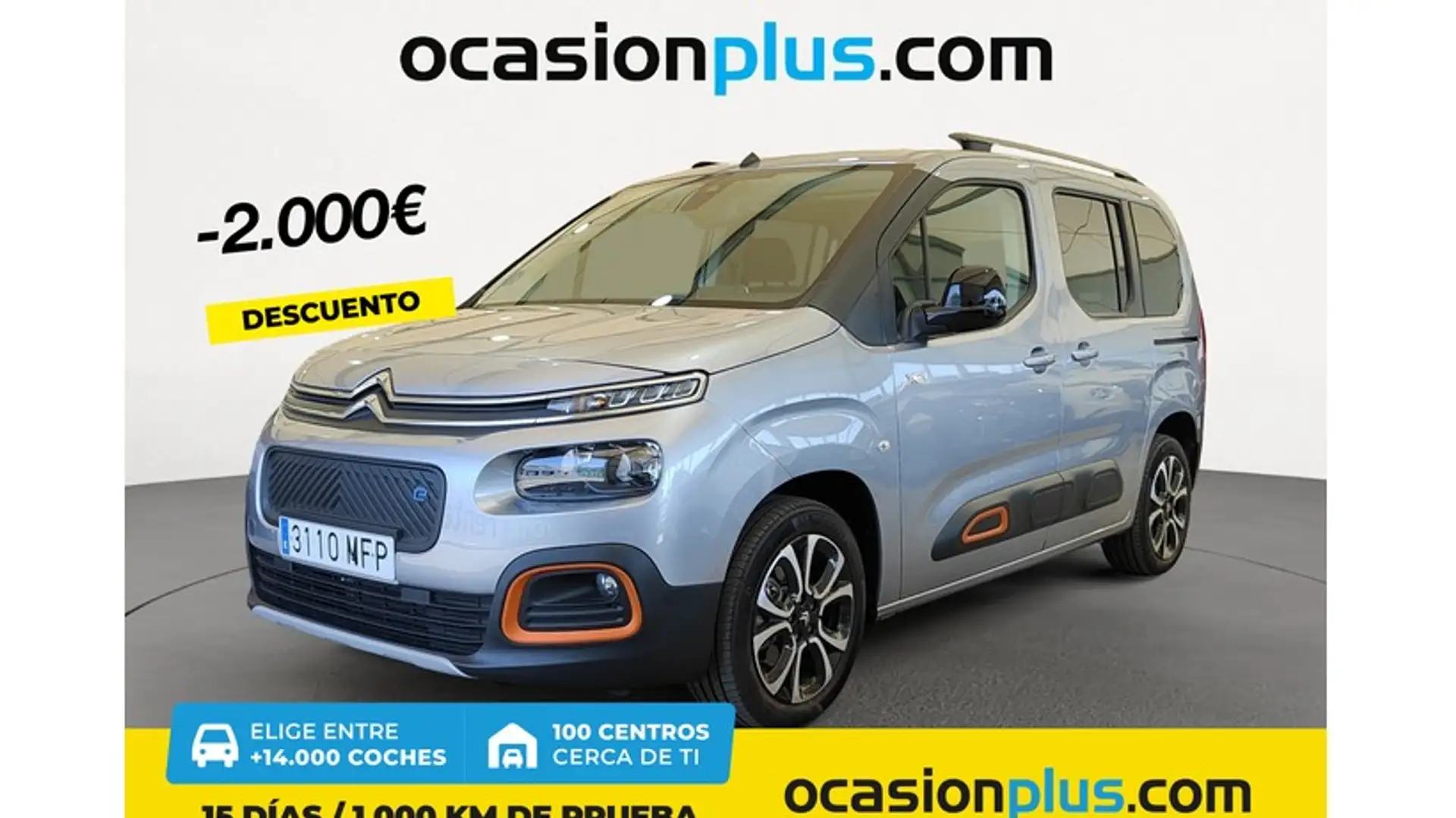 Citroen Berlingo ë-Berlingo 50kWh Talla M Shine Gris - 1