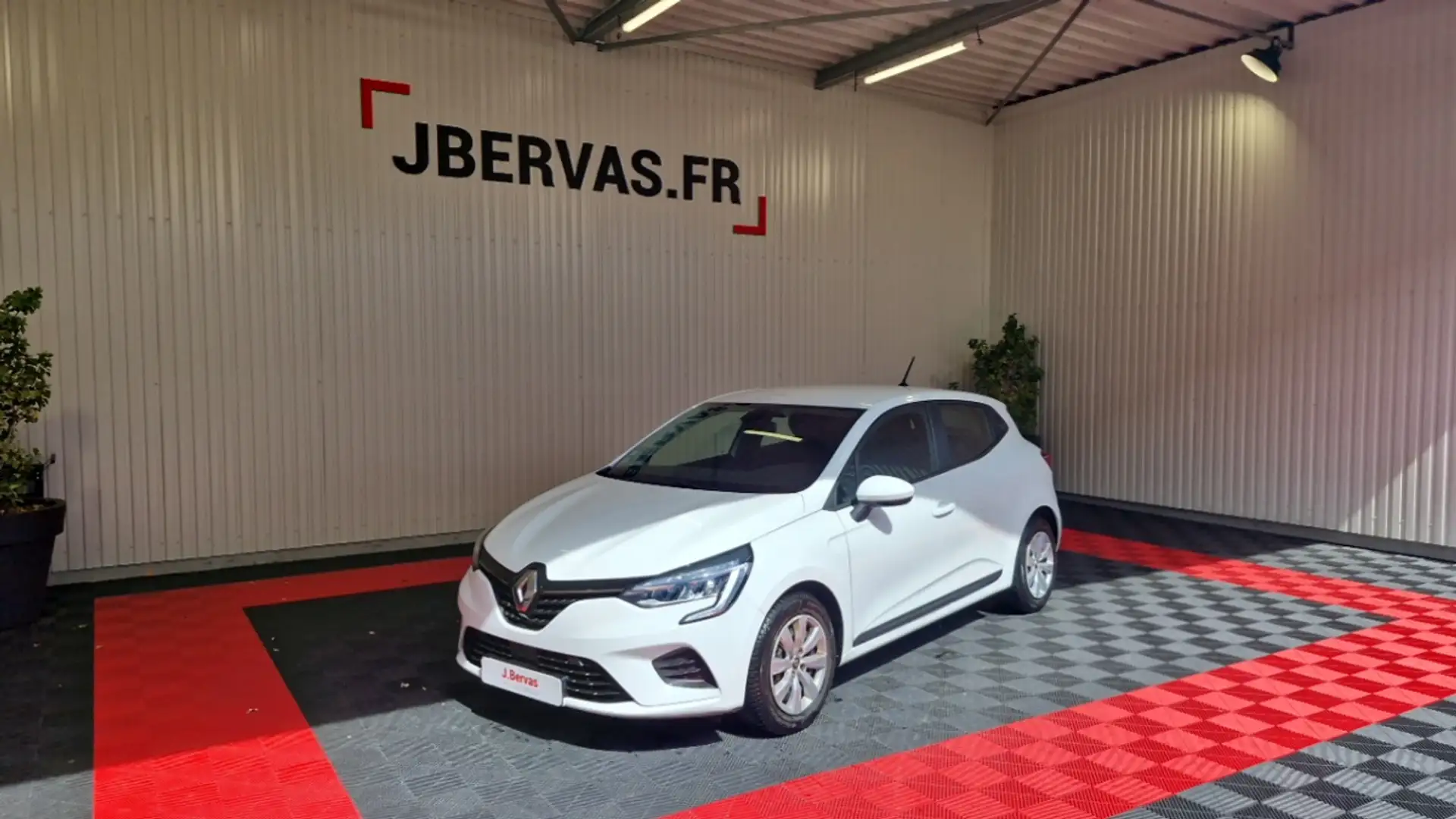 Renault Clio V SOCIETE BLUE DCI 85 AIR NAV Blanc - 1