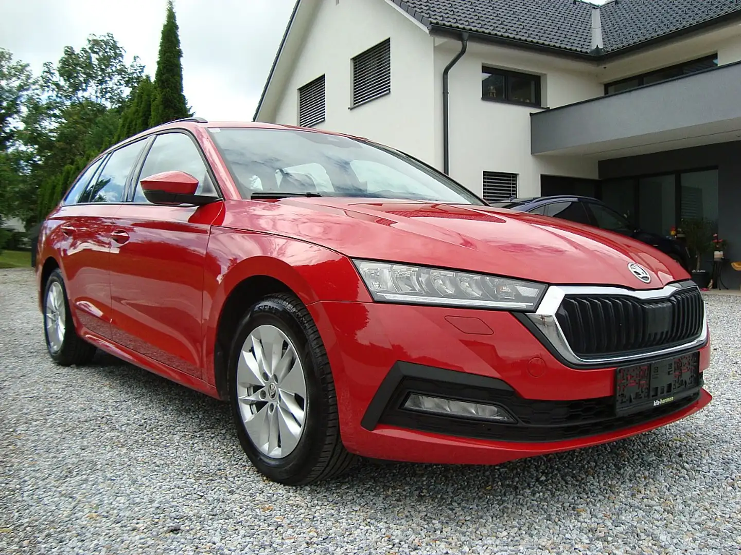 Skoda Octavia Combi 2,0 TDI Ambition DSG 1-Hand !! Rouge - 1