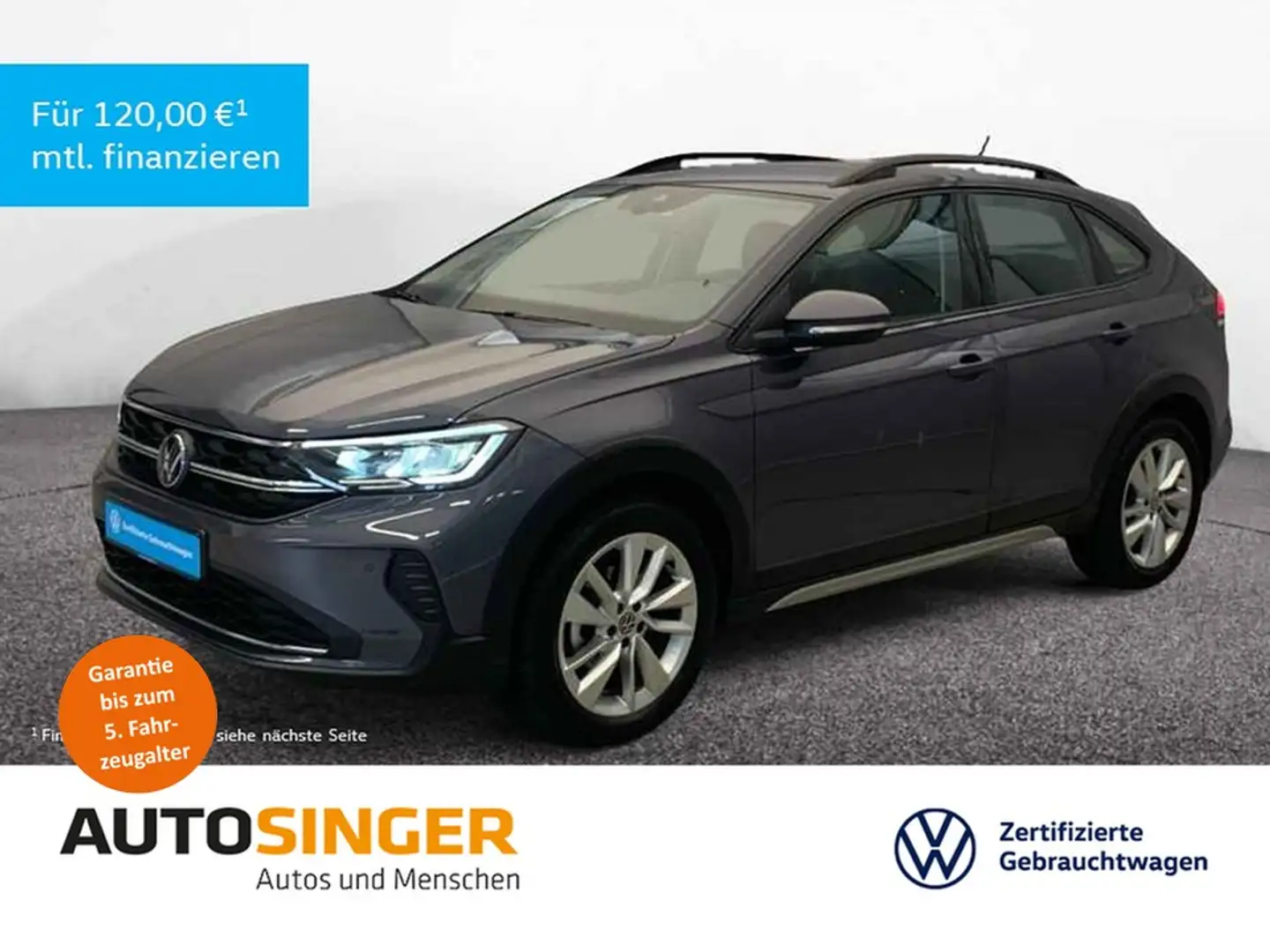 Volkswagen Taigo Life 1.5 TSI DSG *AHK*LED*NAV*DIGITAL*SHZ* Grau - 1