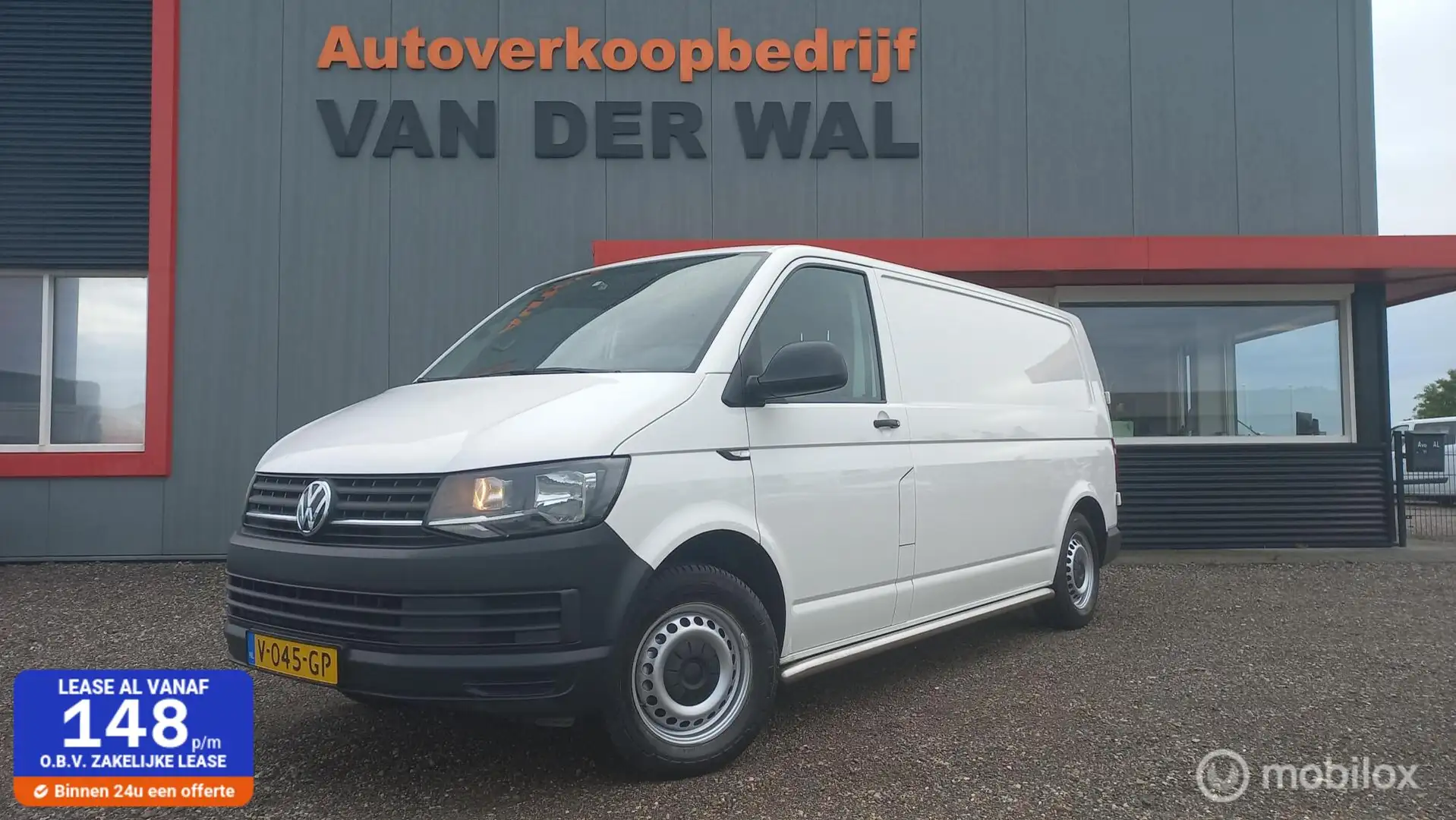 Volkswagen T6 Transporter 2.0 TDI L2H1/AIRCO/NAVIGATIE Blanc - 1