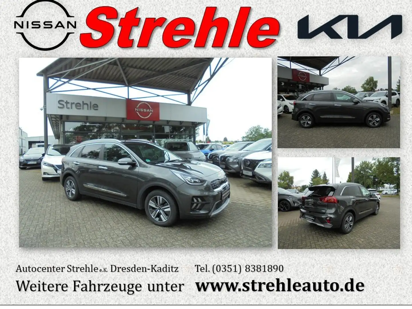 Kia Niro Spirit 1.6 GDI PHEV DCT6 JBL Allwetter Gris - 1
