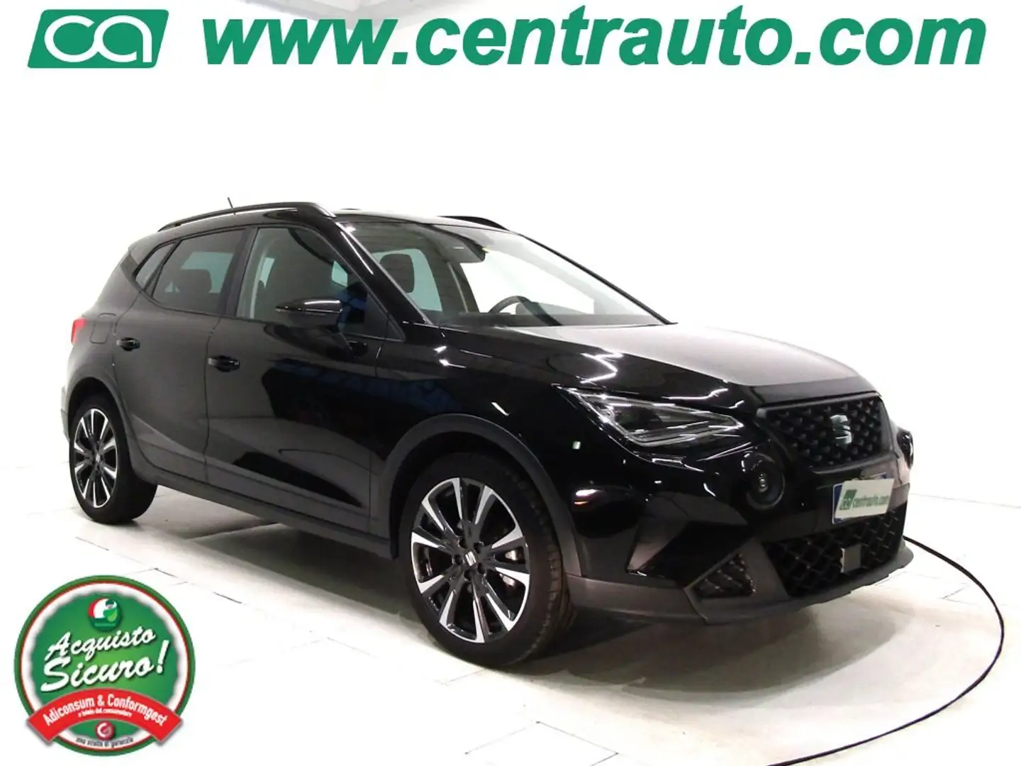 SEAT Arona 1.0 EcoTSI Style 5P Manuale * OK NEOPATENTATI * Noir - 1