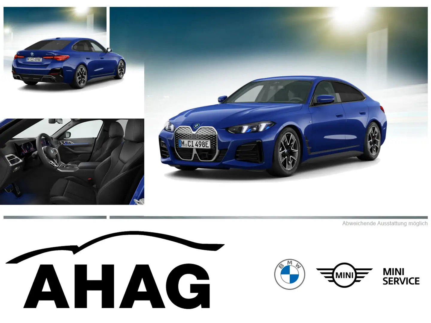 BMW i4 eDrive40 M Sportpaket Innovationsp. Klimaaut. Blau - 1