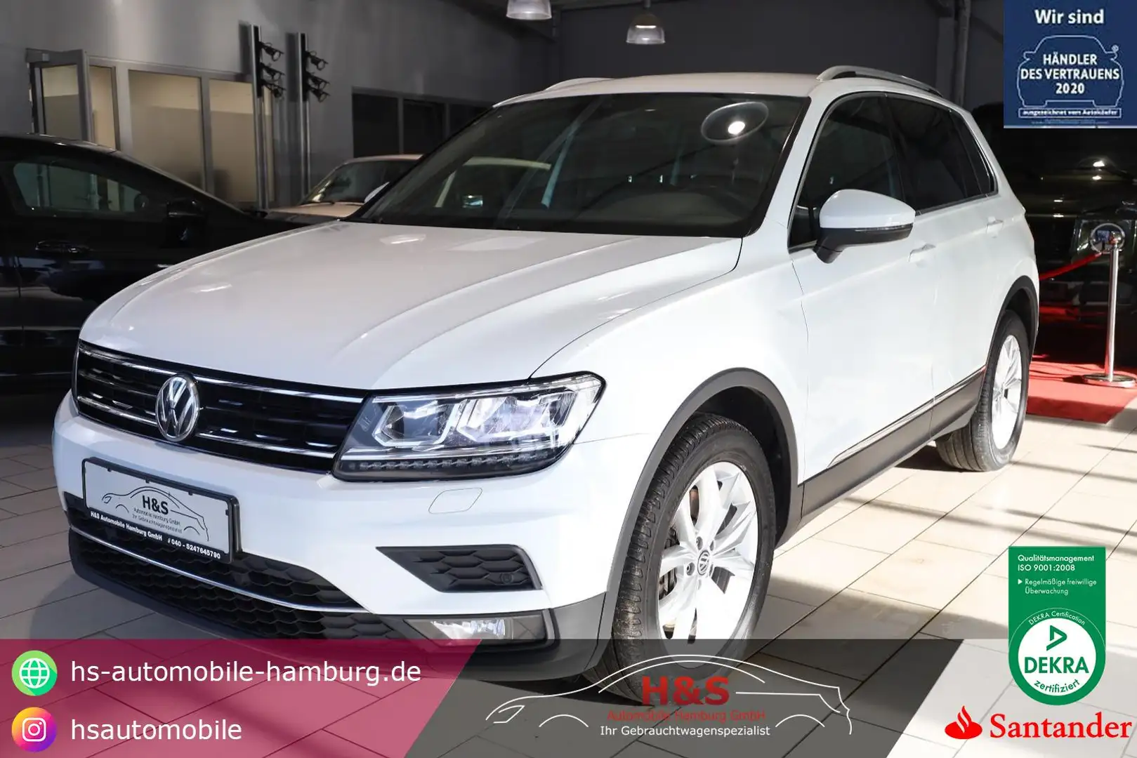 Volkswagen Tiguan 2.0 TSi 4Motion Standheizung* Blanc - 1