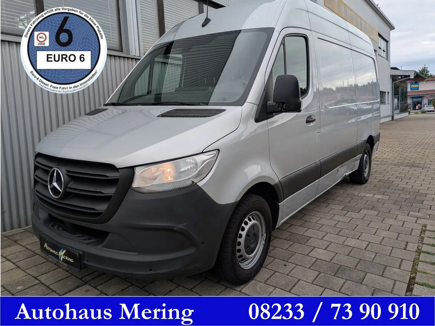 Mercedes-Benz Sprinter III Kasten RWD Automatik Toterwink L2H2 Silber - 1