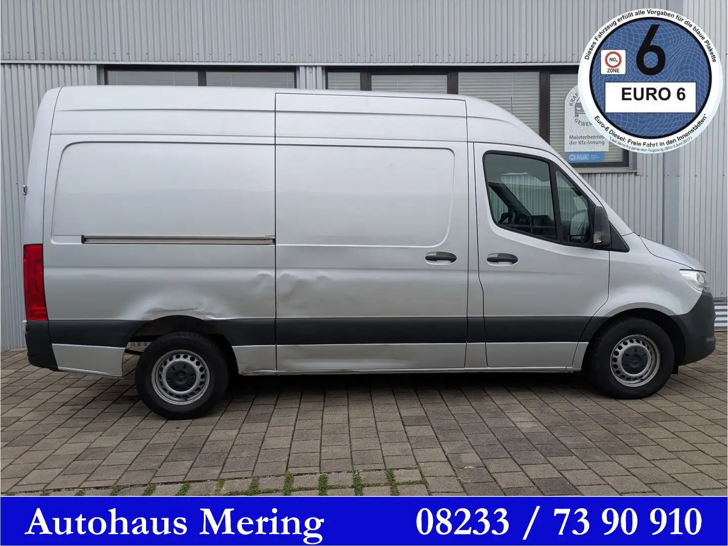 Mercedes-Benz Sprinter III Kasten RWD Automatik Toterwink L2H2 Silber - 2