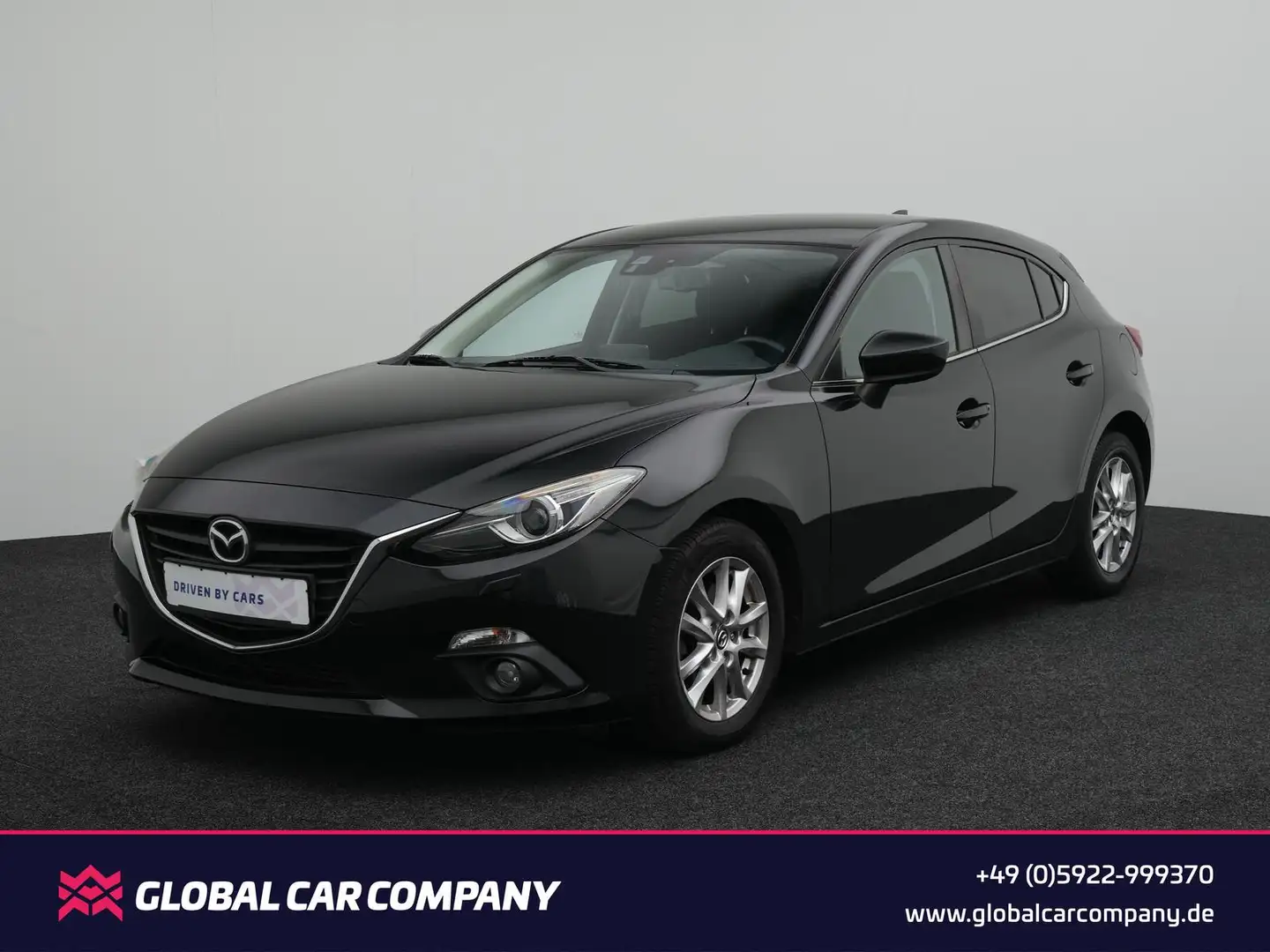 Mazda 3 Exclusive-Line 2.2,Bi-XENON,TEMPO,SHZ,PDC,NAVI Zwart - 1