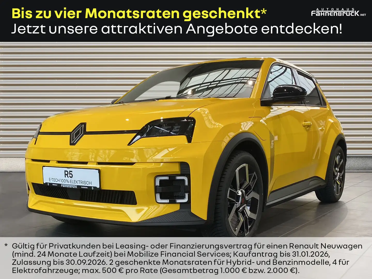 Renault R 5 E-Tech elektrisch Techno 120 Urban Range ACC Gelb - 1