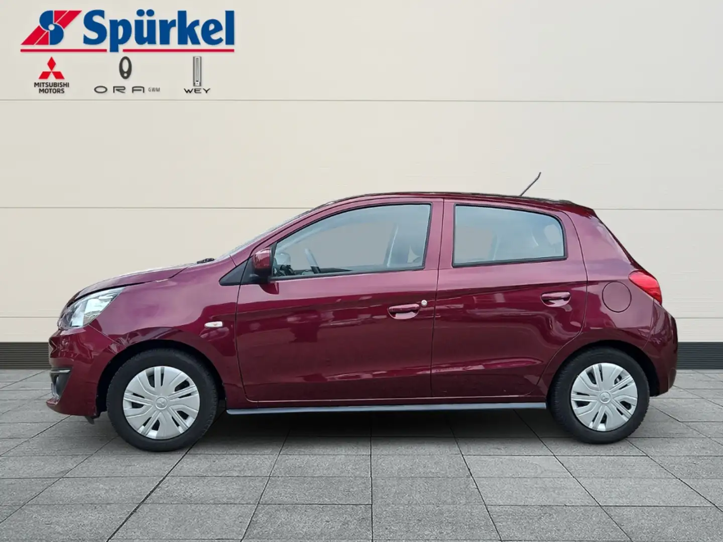 Mitsubishi Space Star Diamant 1,0 Klima  WENIG KILOMETER Rot - 2