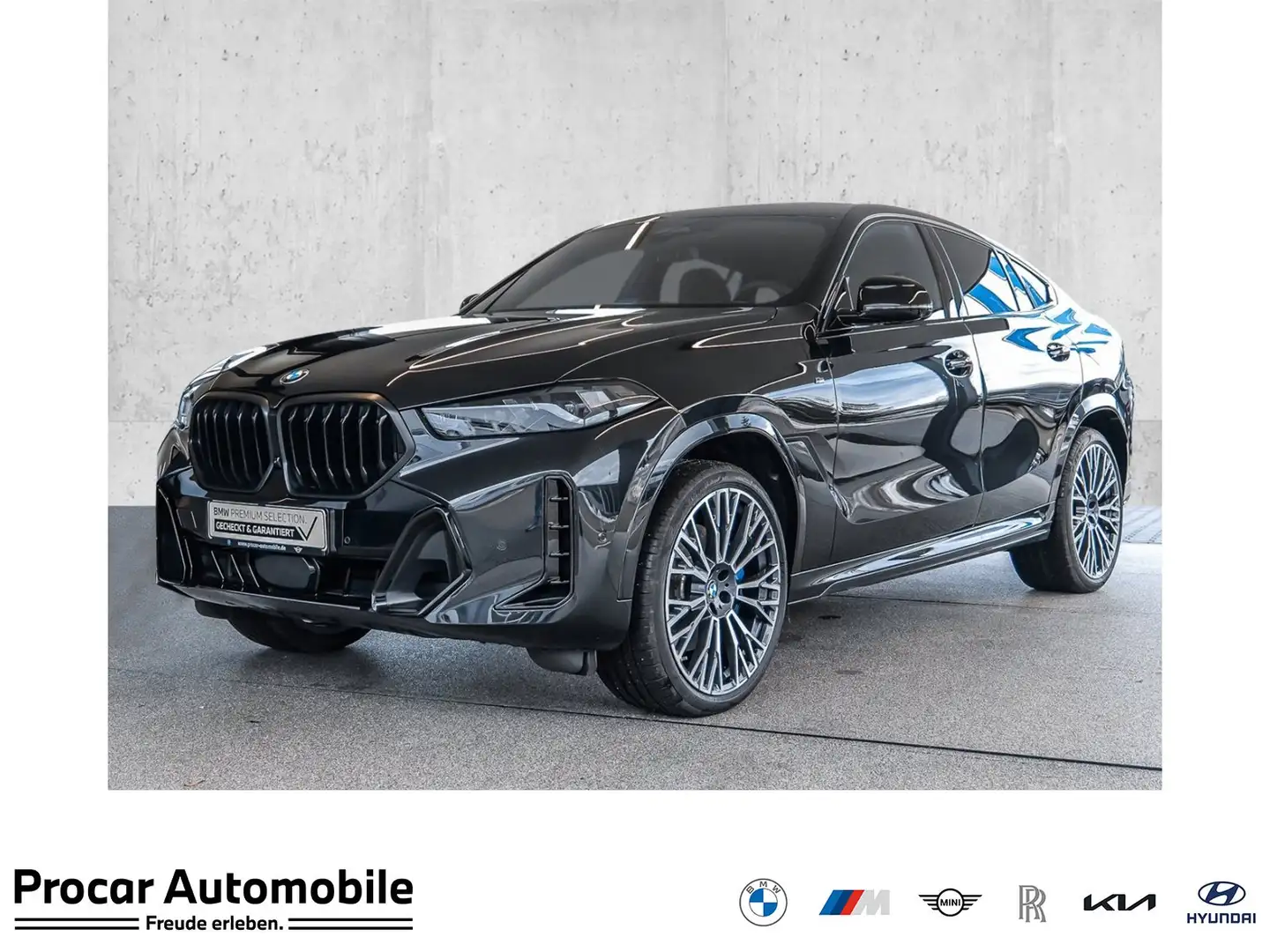 BMW X6 xDrive30d M Sport PANO ACC AHK 360°KAM RFK Schwarz - 1