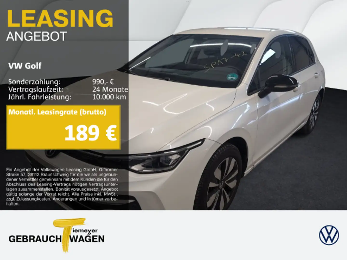 Volkswagen Golf 2.0 TDI DSG GOAL LED+ AHK ASSIST KAMERA Weiß - 1