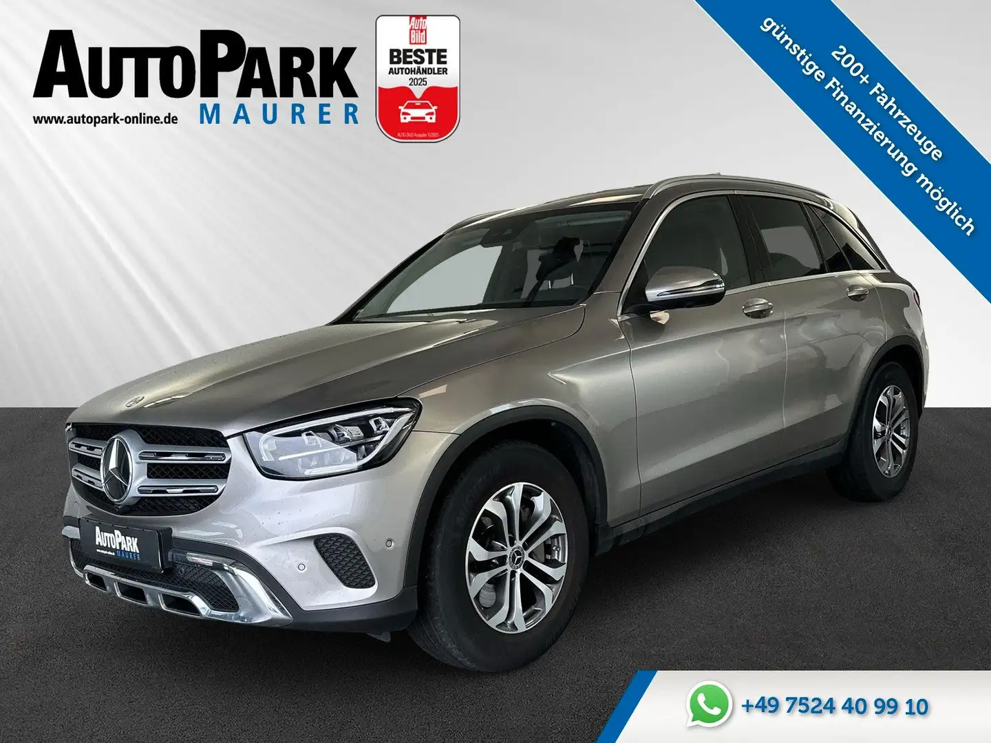 Mercedes-Benz GLC 300 d 4Matic*AHK*LED*Distronic+*360° Kamera* Argent - 1