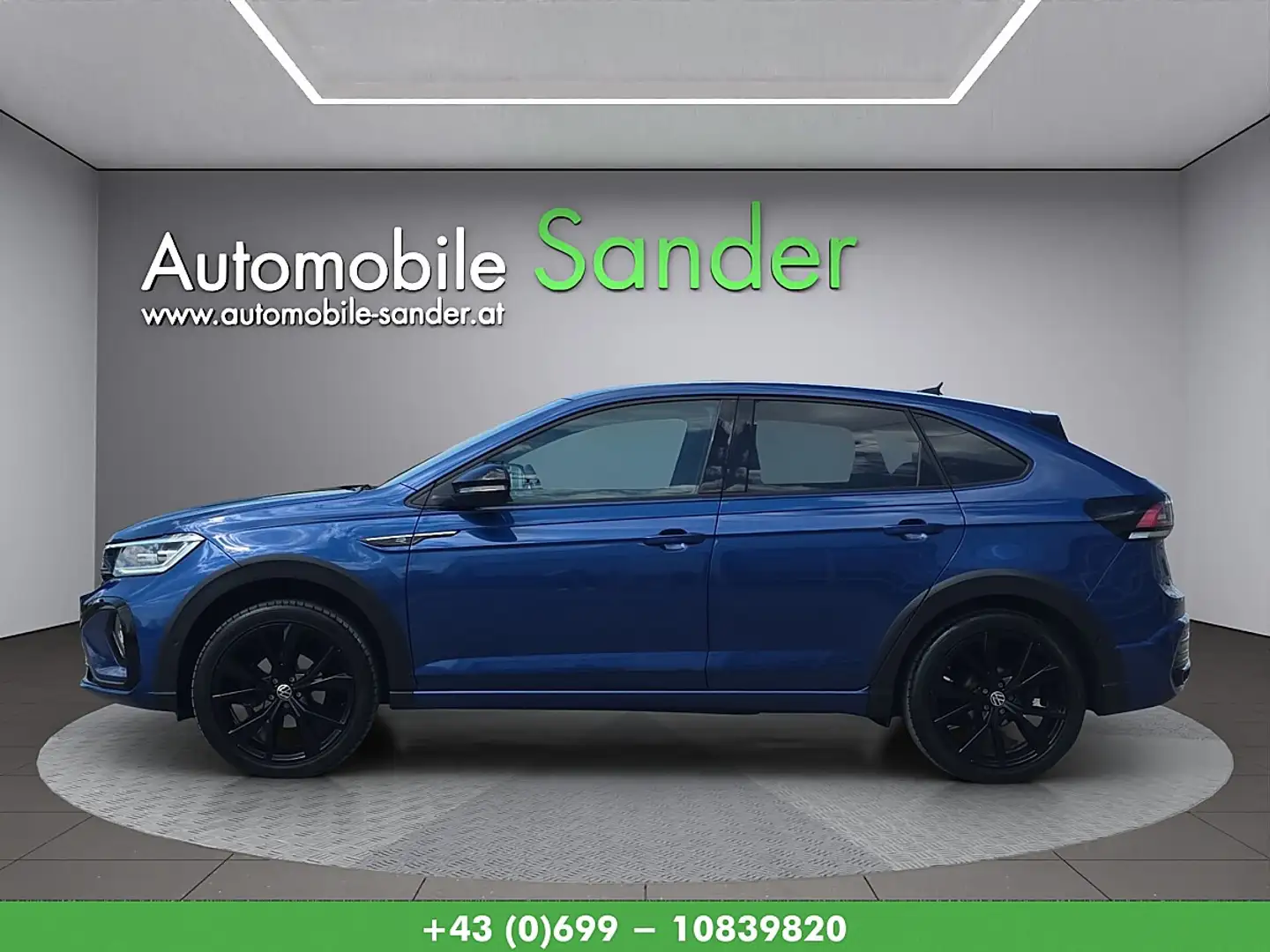 Volkswagen Taigo 1,5 TSI R-Line Aut.*IQ.LIGHT/PANORAMA/1.BESITZ* Blau - 2