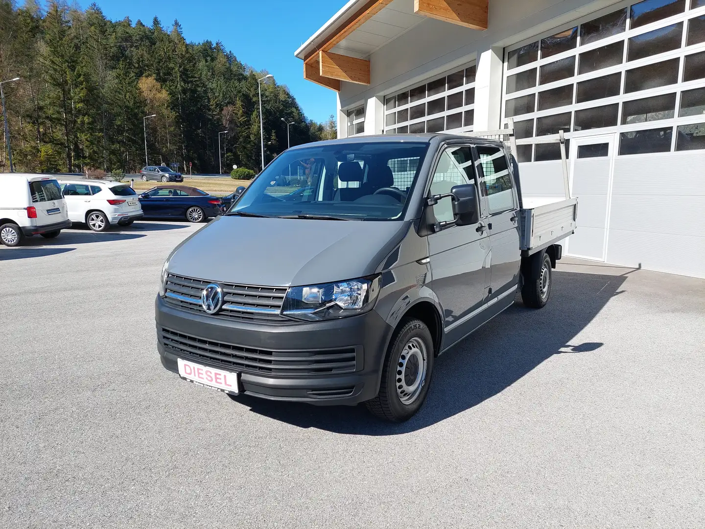Volkswagen Transporter Pritsche DOKA TDI Grau - 1