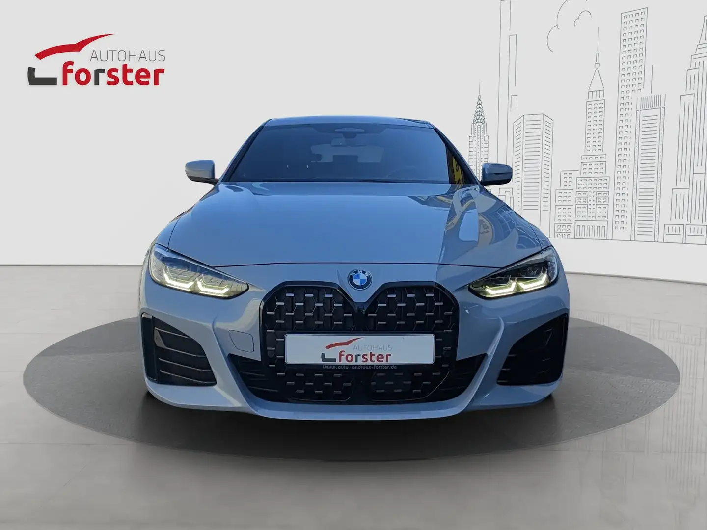 BMW 420 d xDrive M Sport AHK Harman&Kardon Grau - 2