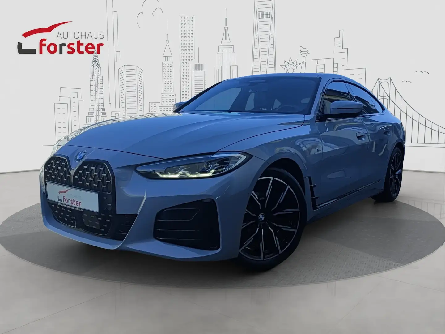 BMW 420 d xDrive M Sport AHK Harman&Kardon Grau - 1