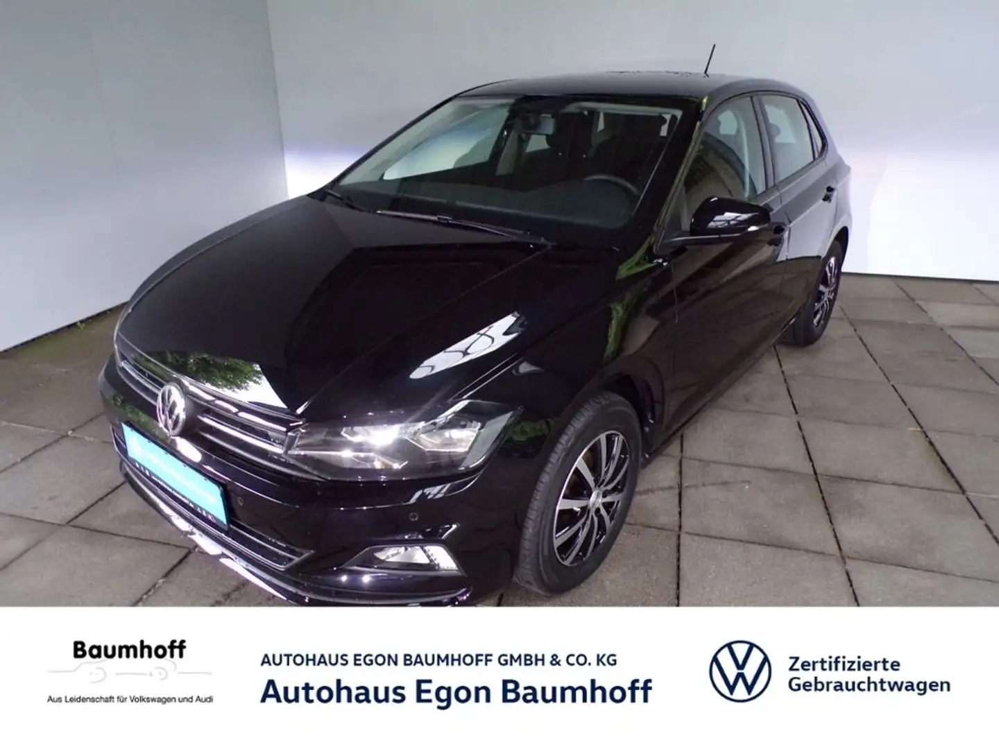 Volkswagen Polo POLO 1.0 TSI COMFORTLINE / SITZHEIZUNG Noir - 1