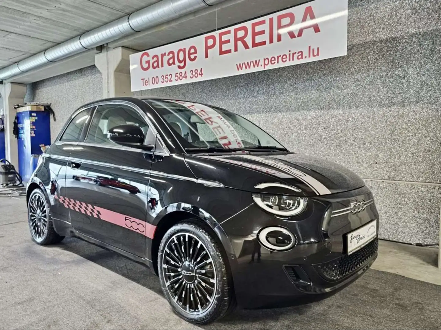 Fiat 500e CABRIO PRIMA LED CUIR NAVI Noir - 2