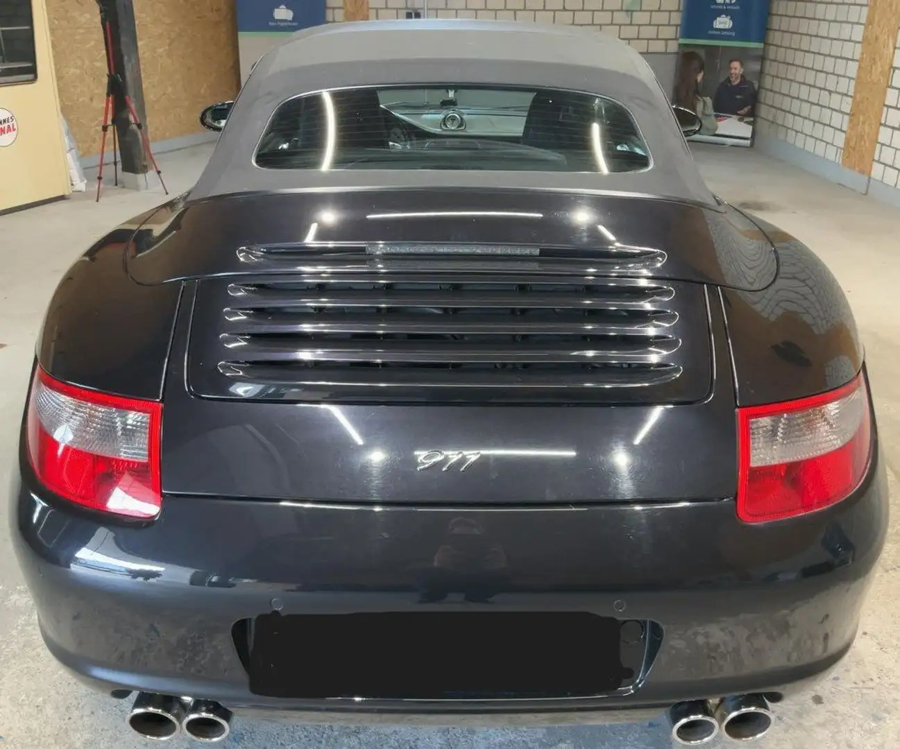 Porsche 997 carrera 4s cabriolet tiptronic 355cv!! Zwart - 2