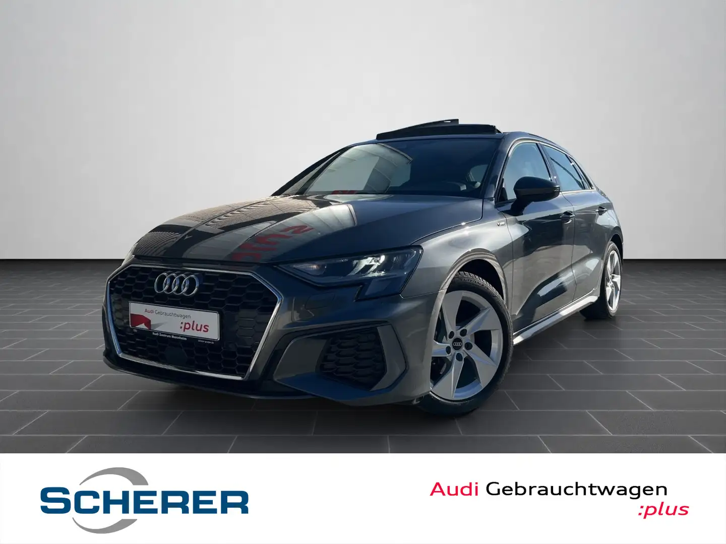 Audi A3 30 TFSI S tronic S LINE PANO NAVI P Grigio - 1