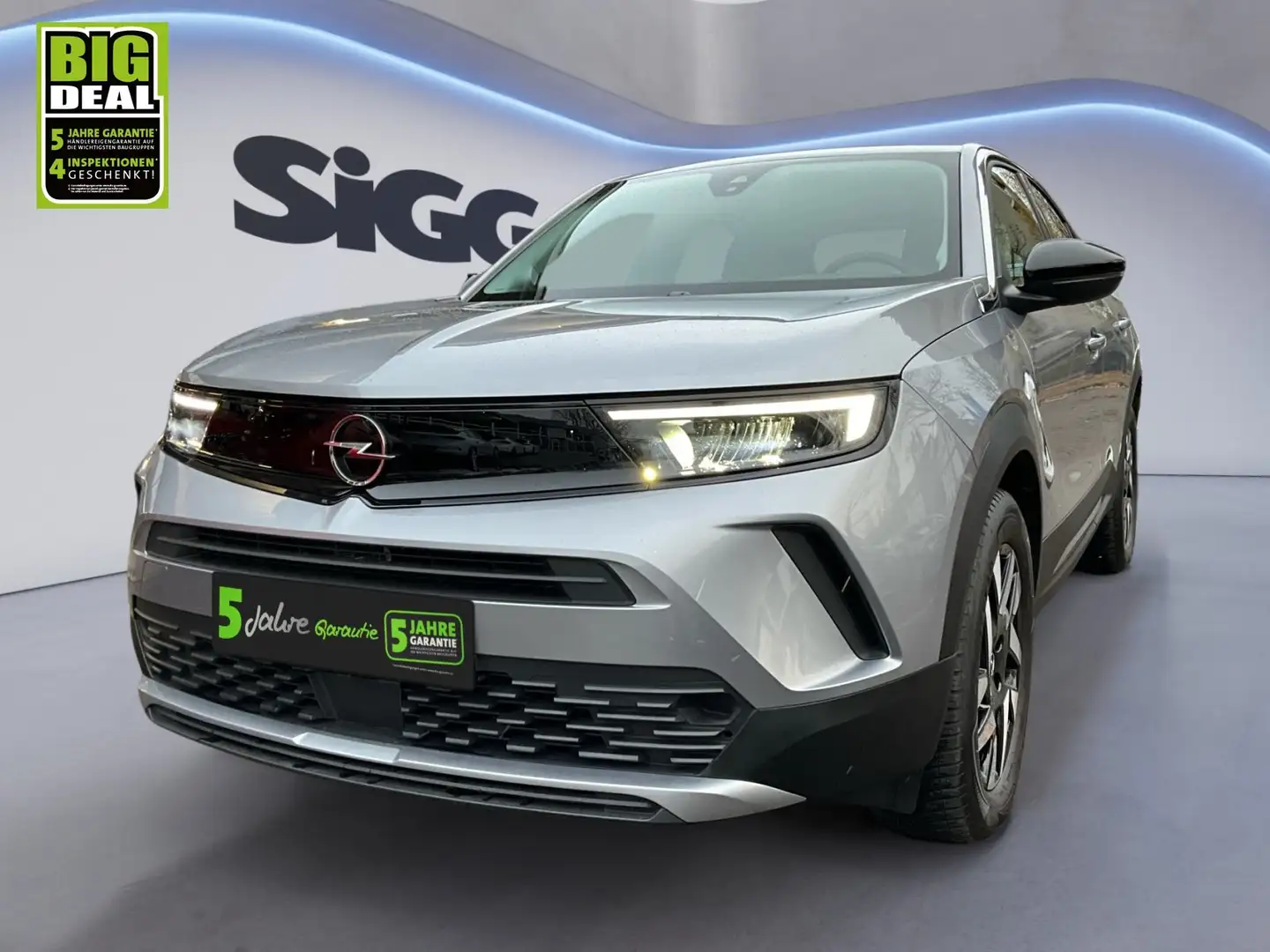 Opel Mokka 1.2 Turbo Elegance DynLicht Fernlichtass. Grau - 2