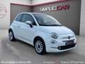 Fiat 500 SERIE 6 EURO 6D 1.2 69 ch Eco Pack Lounge Blanc - thumbnail 1