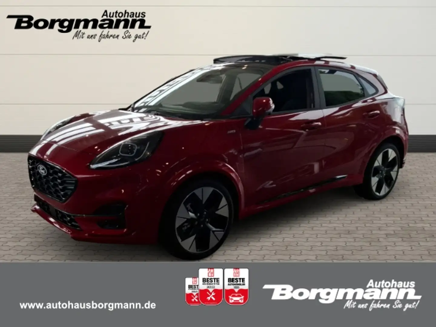 Ford Puma ST-Line AUTOMATIK Mild Hybrid EU6e Panoramadach FA Kırmızı - 1