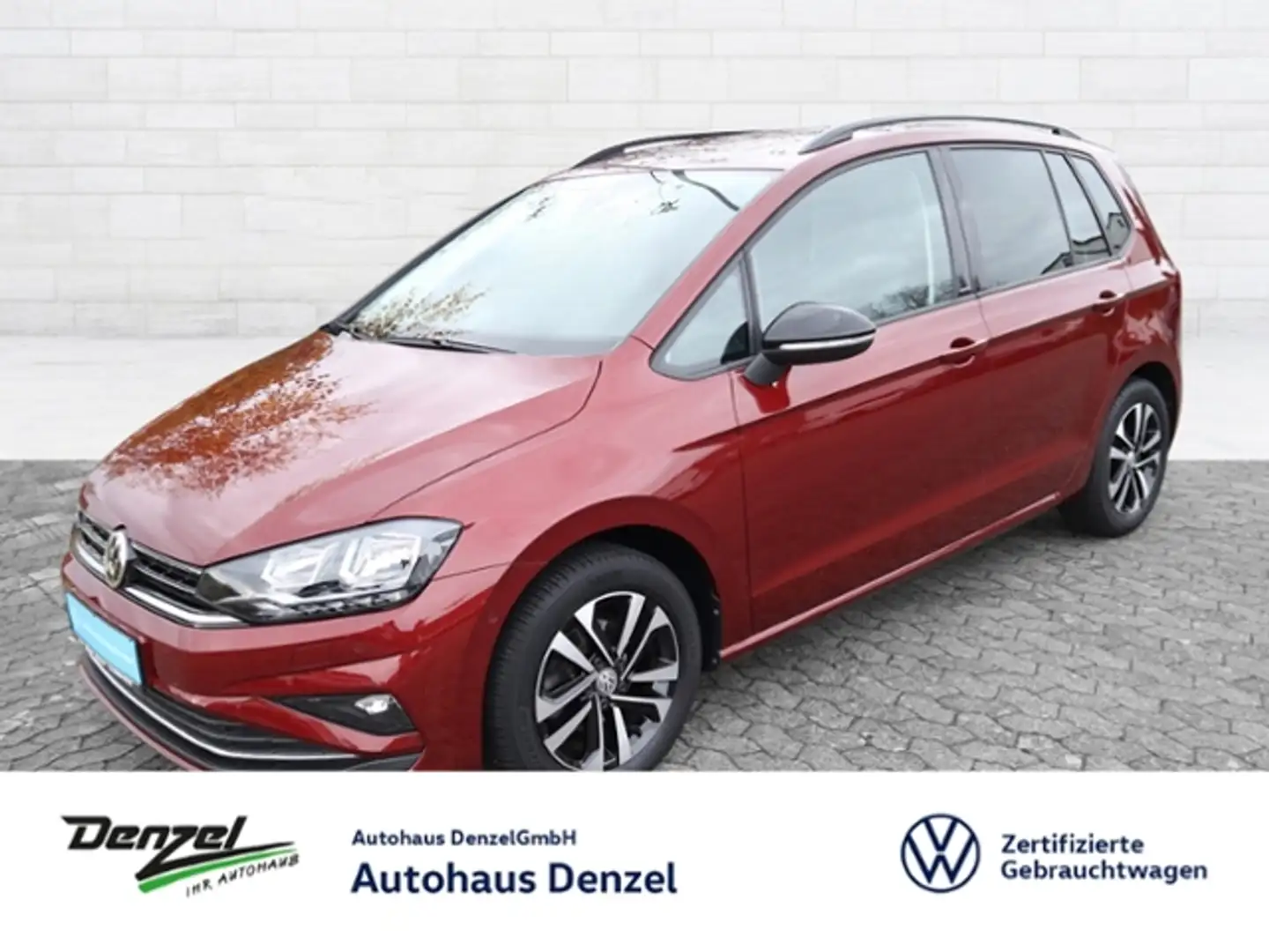 Volkswagen Golf Sportsvan "IQ.DRIVE" 1.0 TSI AHK/APP/KAM Rouge - 1