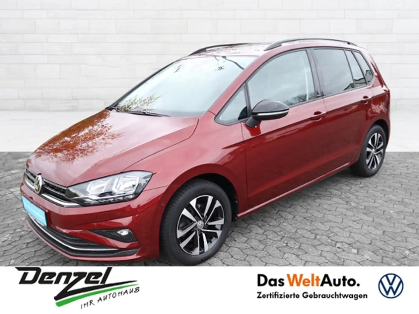 Volkswagen Golf Sportsvan "IQ.DRIVE" 1.0 TSI AHK/APP/KAM Rouge - 2